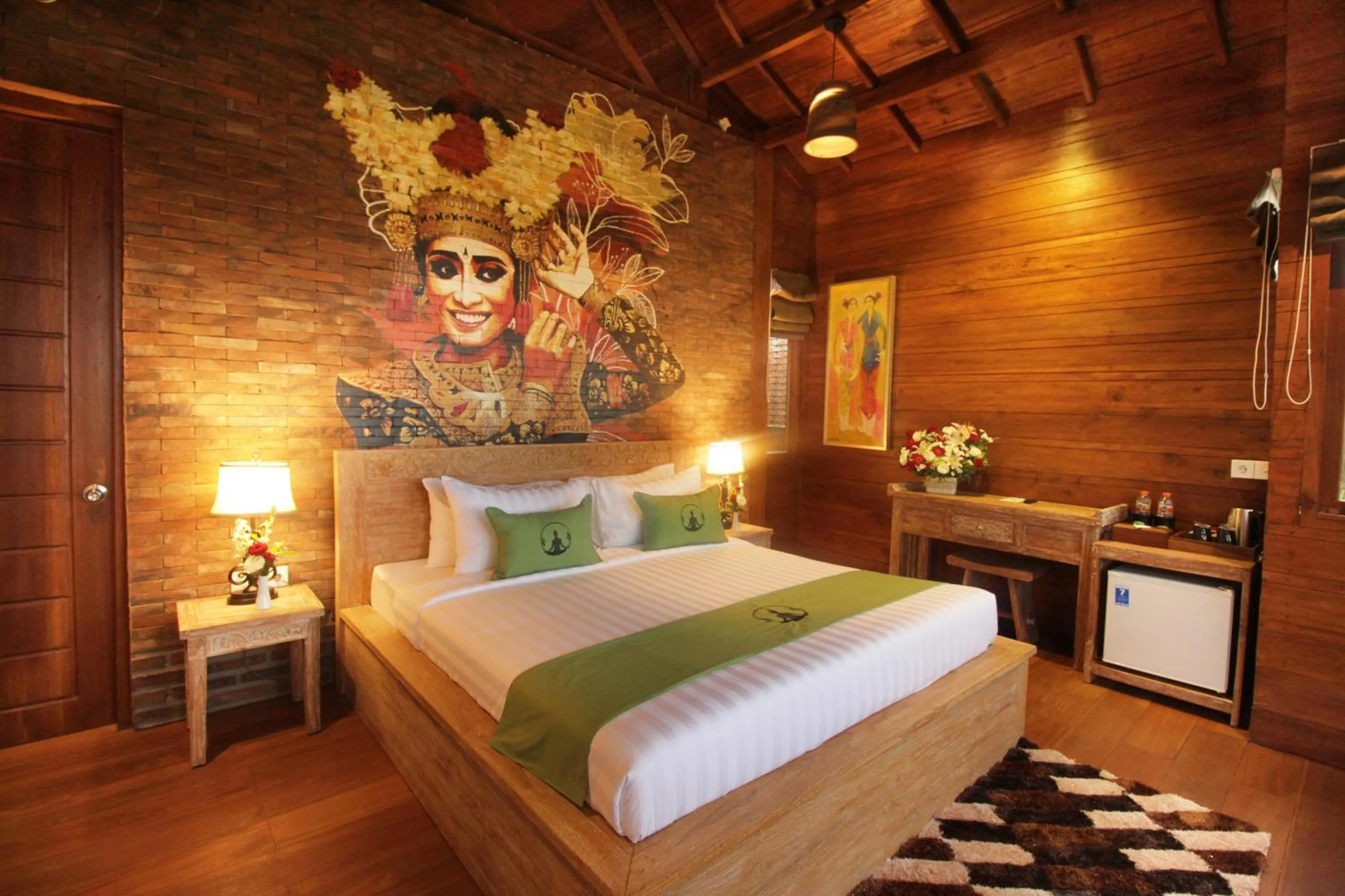 Bed in Alam Kawi Ubud Resort & Spa