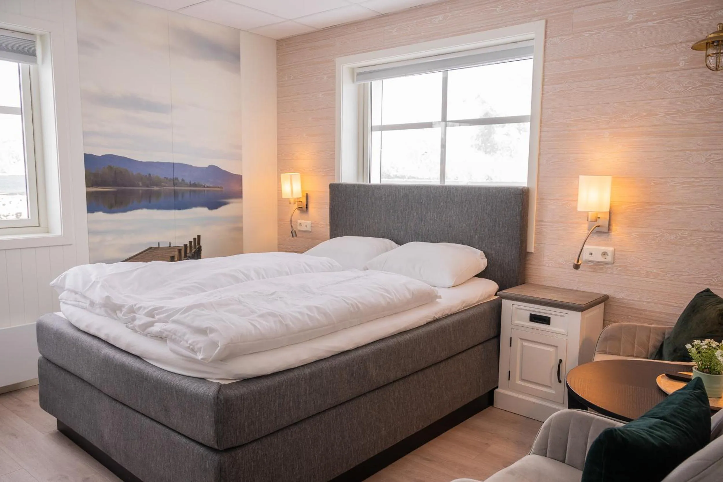 Bed in Mefjord Brygge