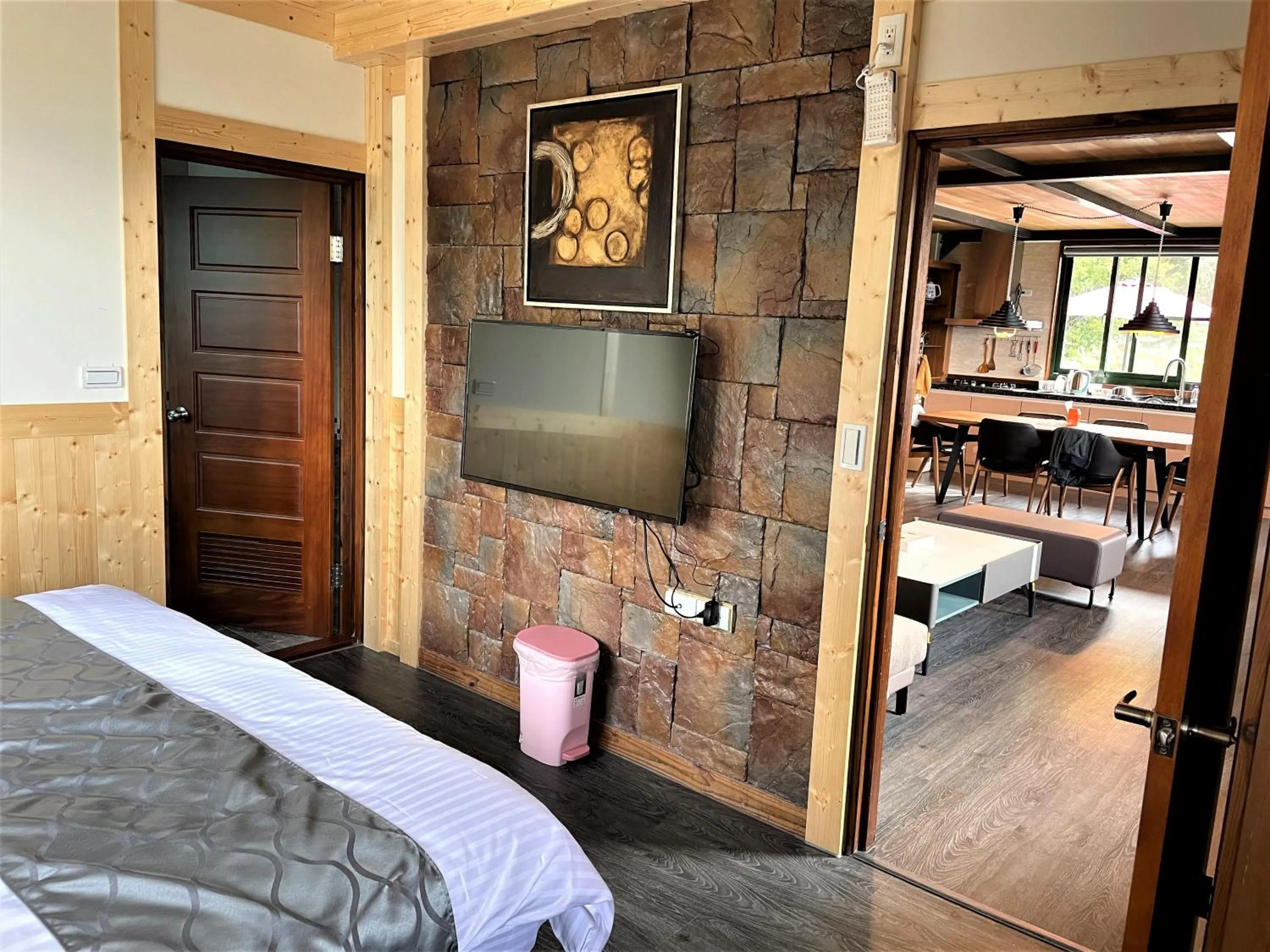 Bedroom, Bed in Shiyai Taoyuan