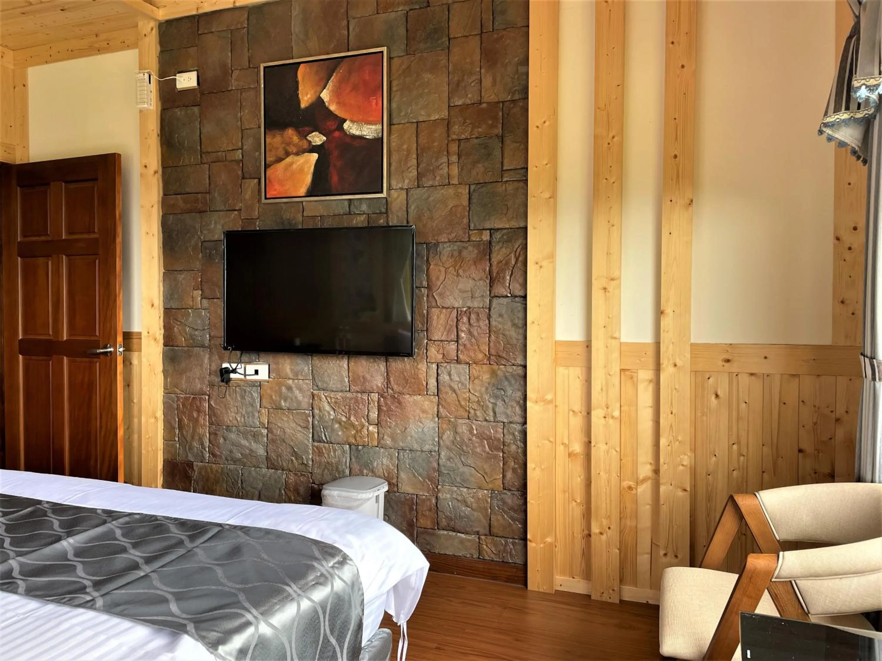 Bedroom, Bed in Shiyai Taoyuan