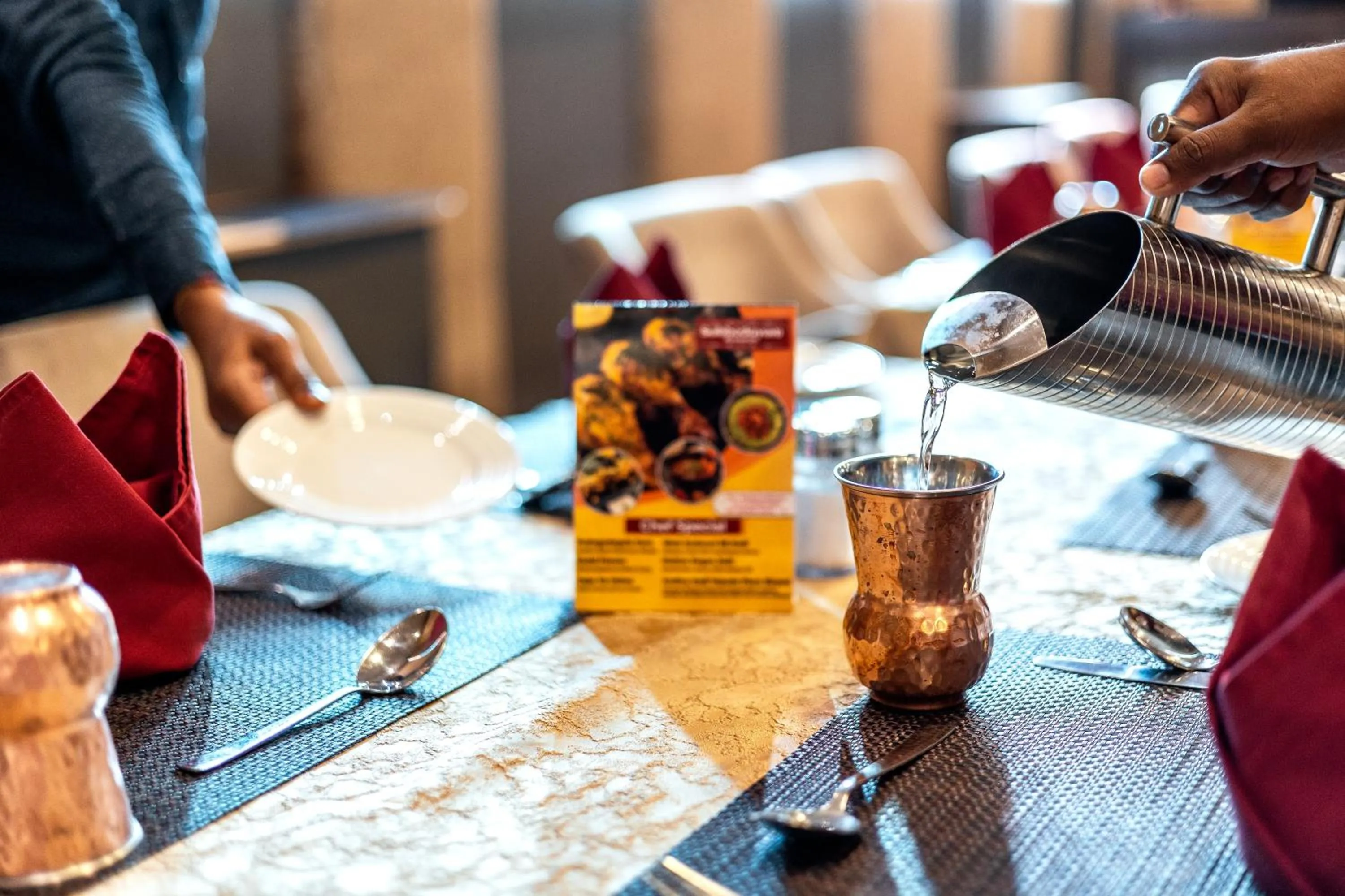 Restaurant/places to eat in The Saibaba Hotel