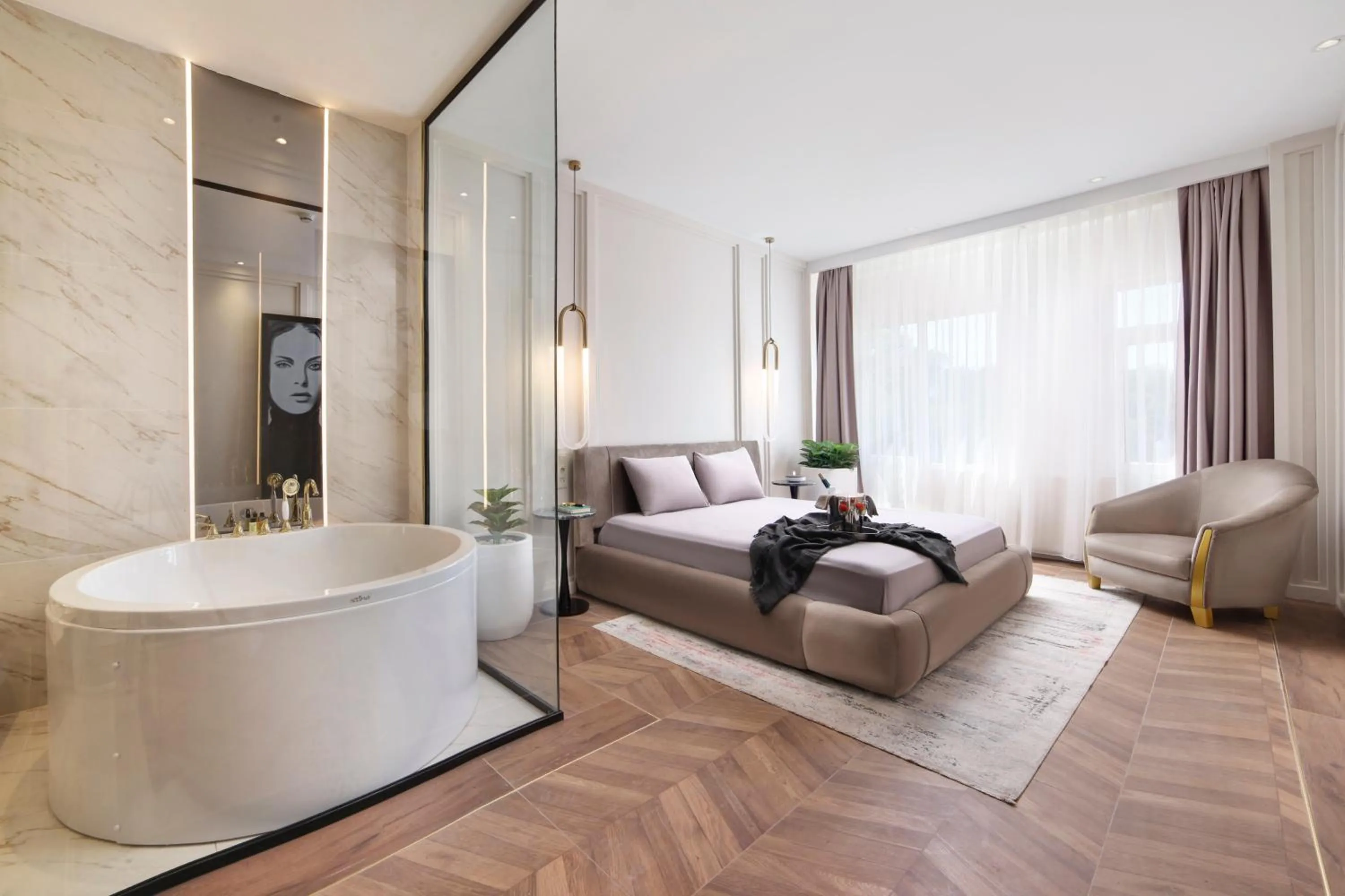 Bedroom, Bed in Walton Gardens Pera