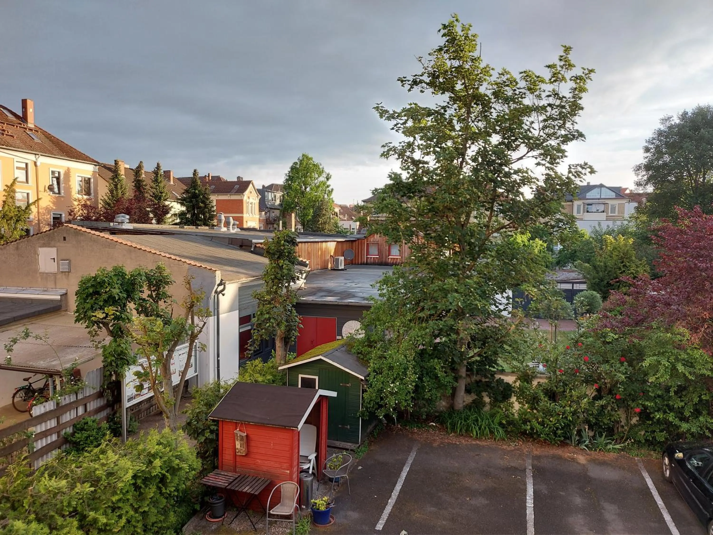 Garden view in An der Stadthalle
