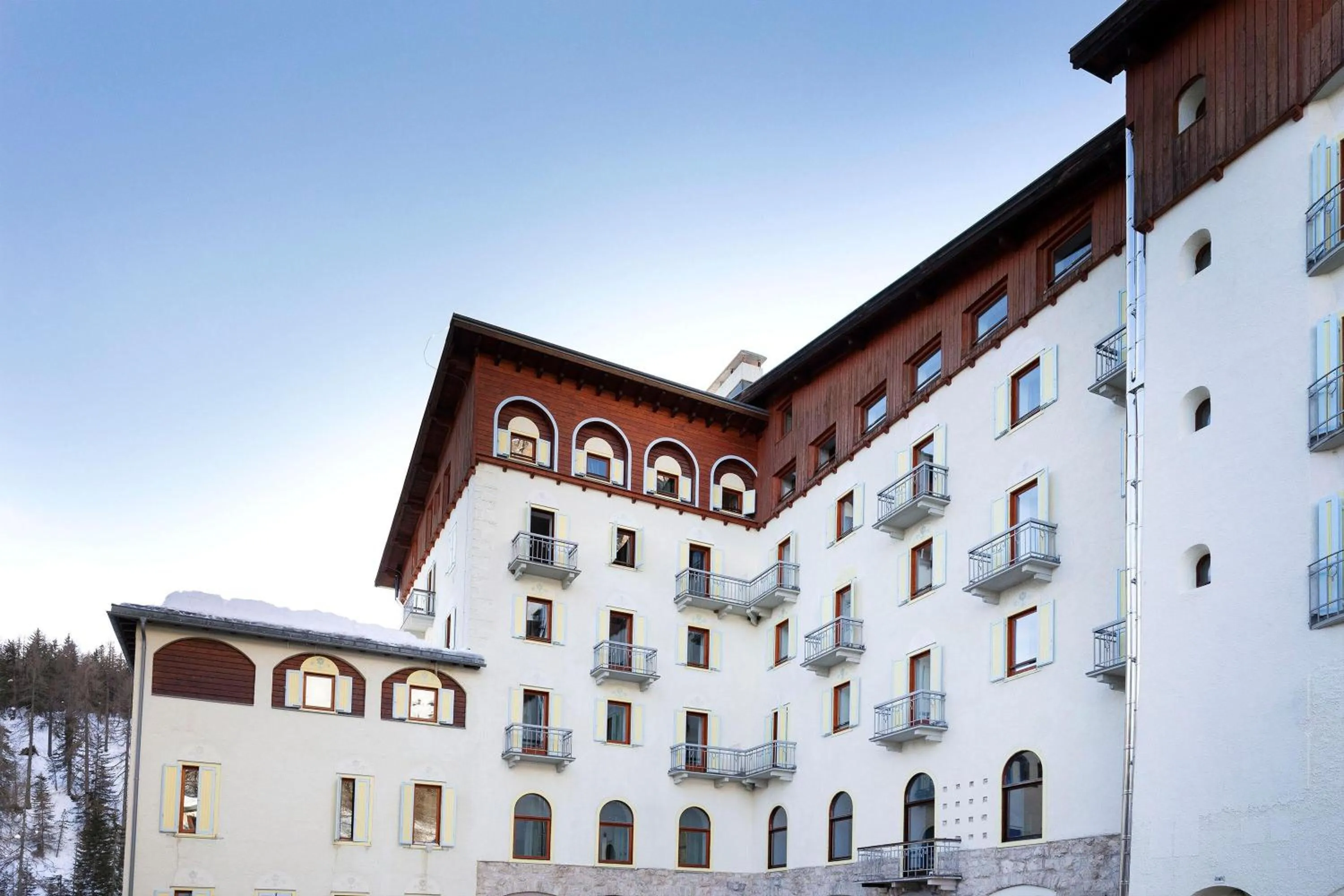 Property building in B&B Hotel Passo Tre Croci Cortina