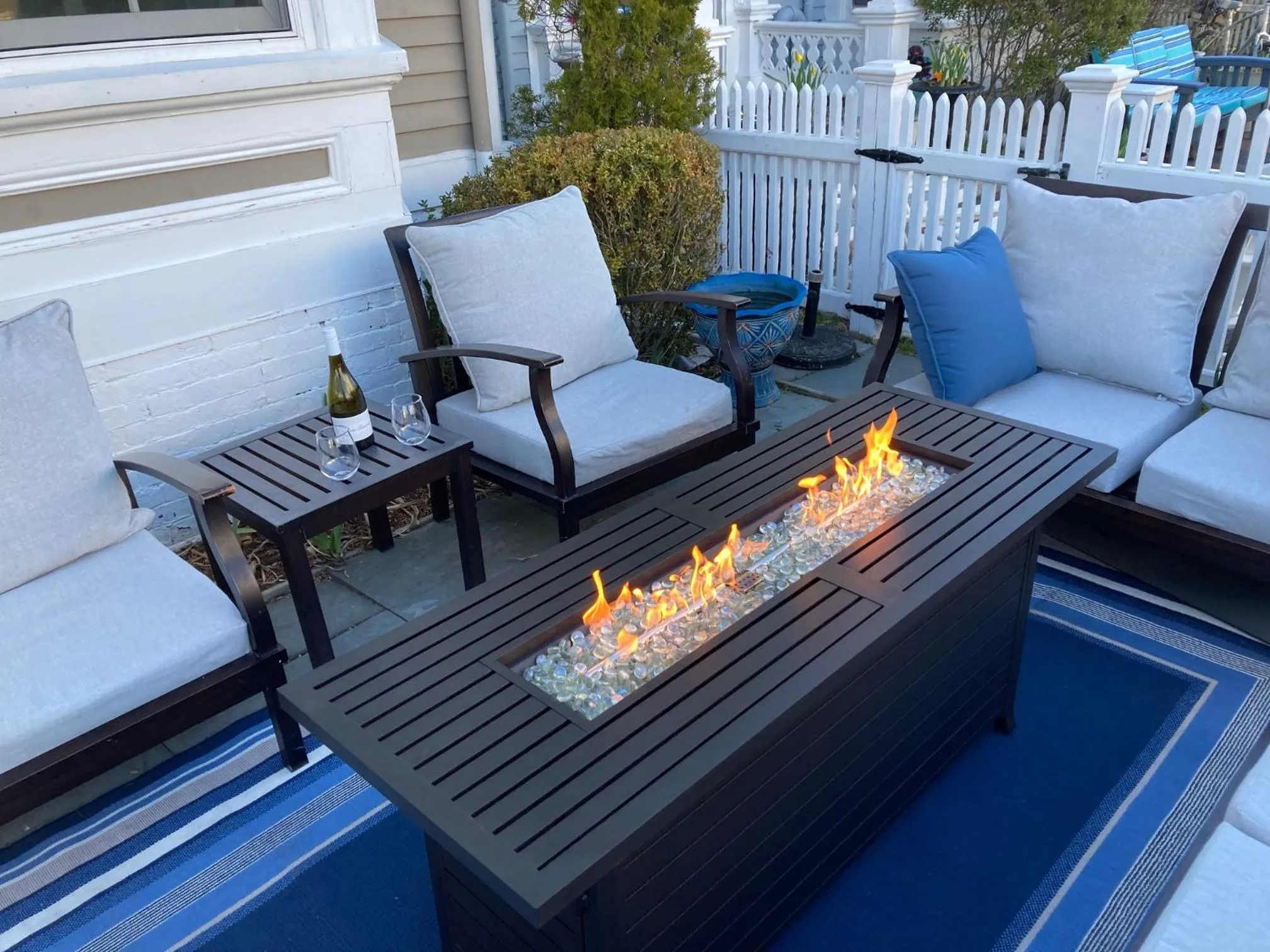 Patio in Prince Albert Guest House, Provincetown