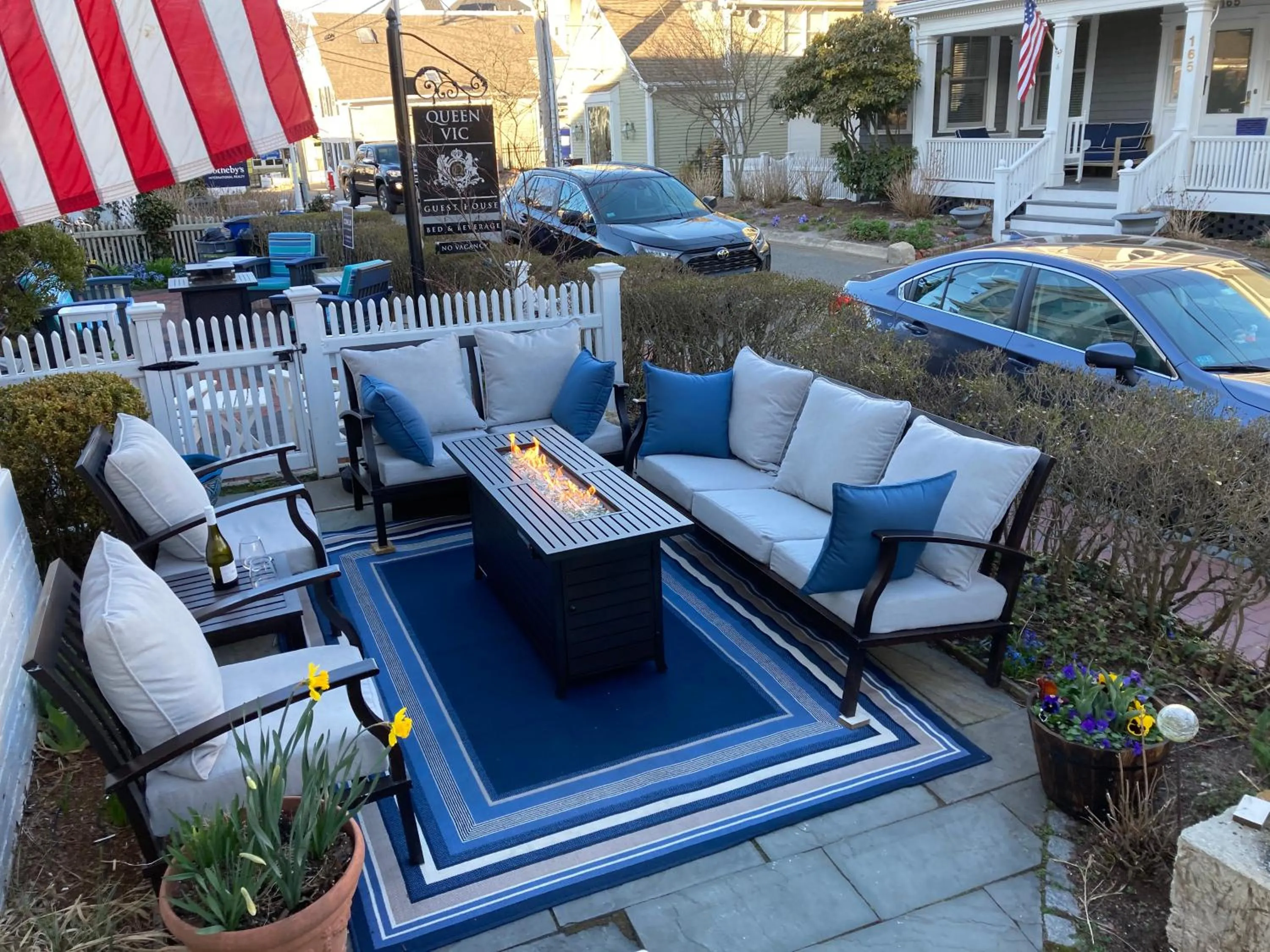 Patio in Prince Albert Guest House, Provincetown