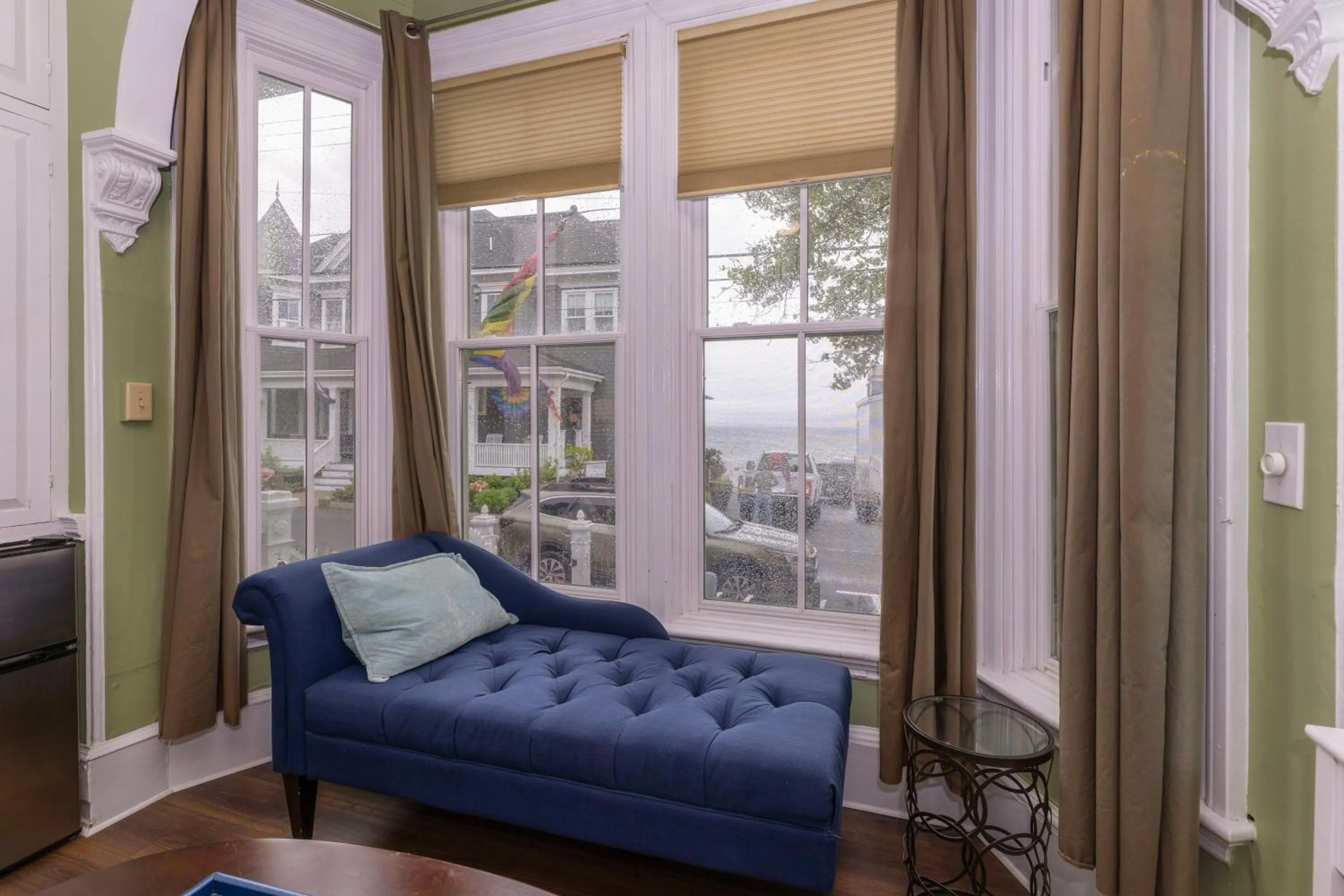 Seating area in Prince Albert Guest House, Provincetown