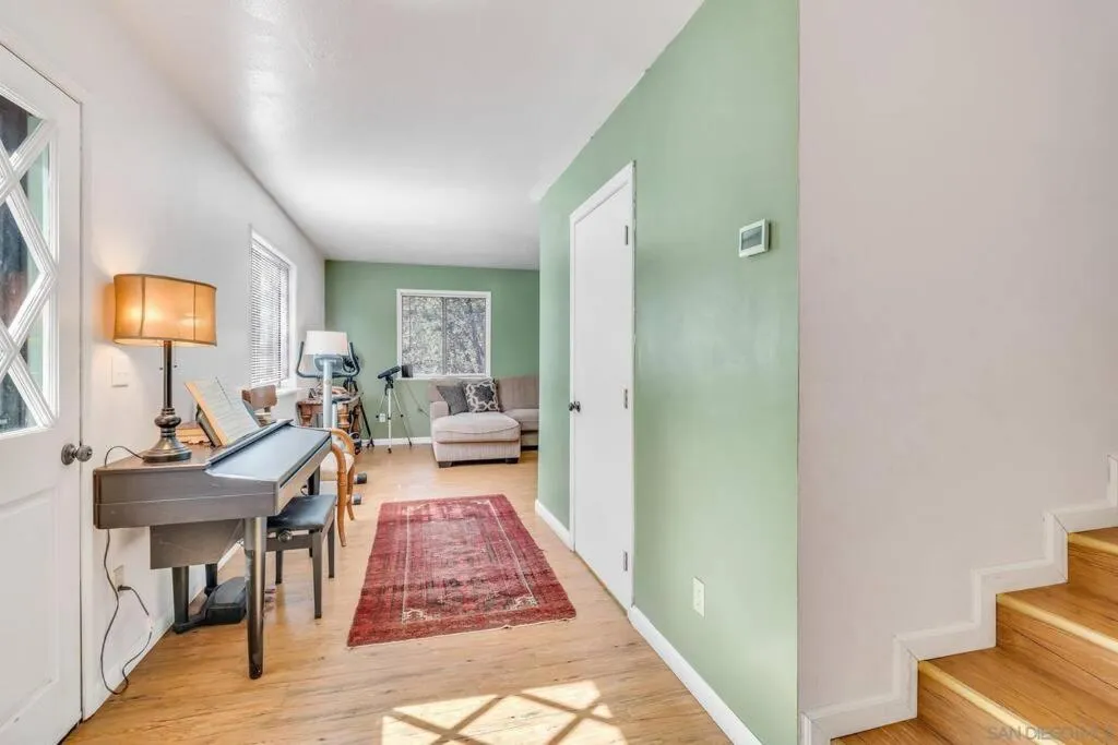 Seating area in Pine Hills Cabin in Julian