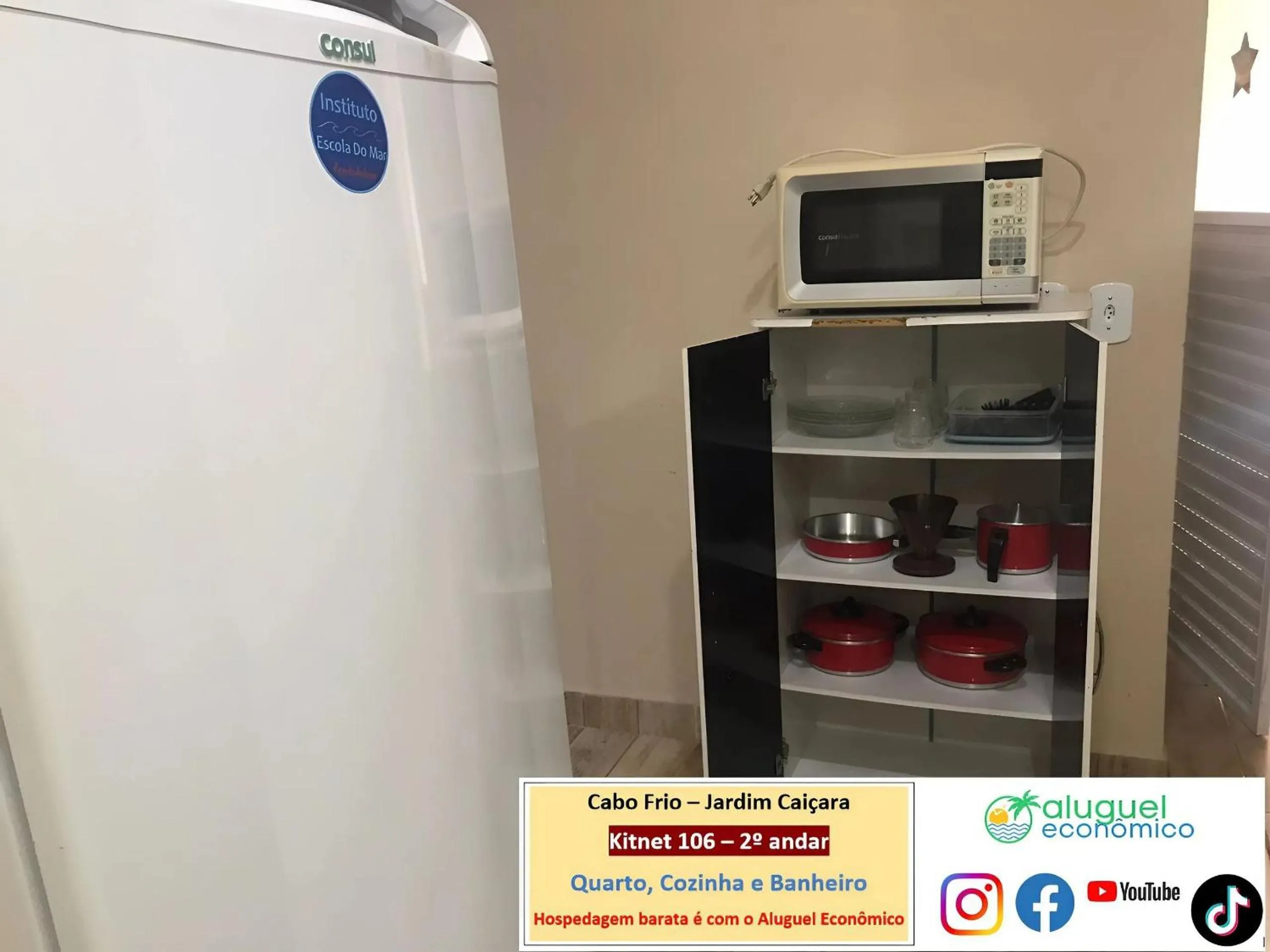 Kitchen or kitchenette in Cabo Frio - Jardim Caiçara - Aluguel Econômico