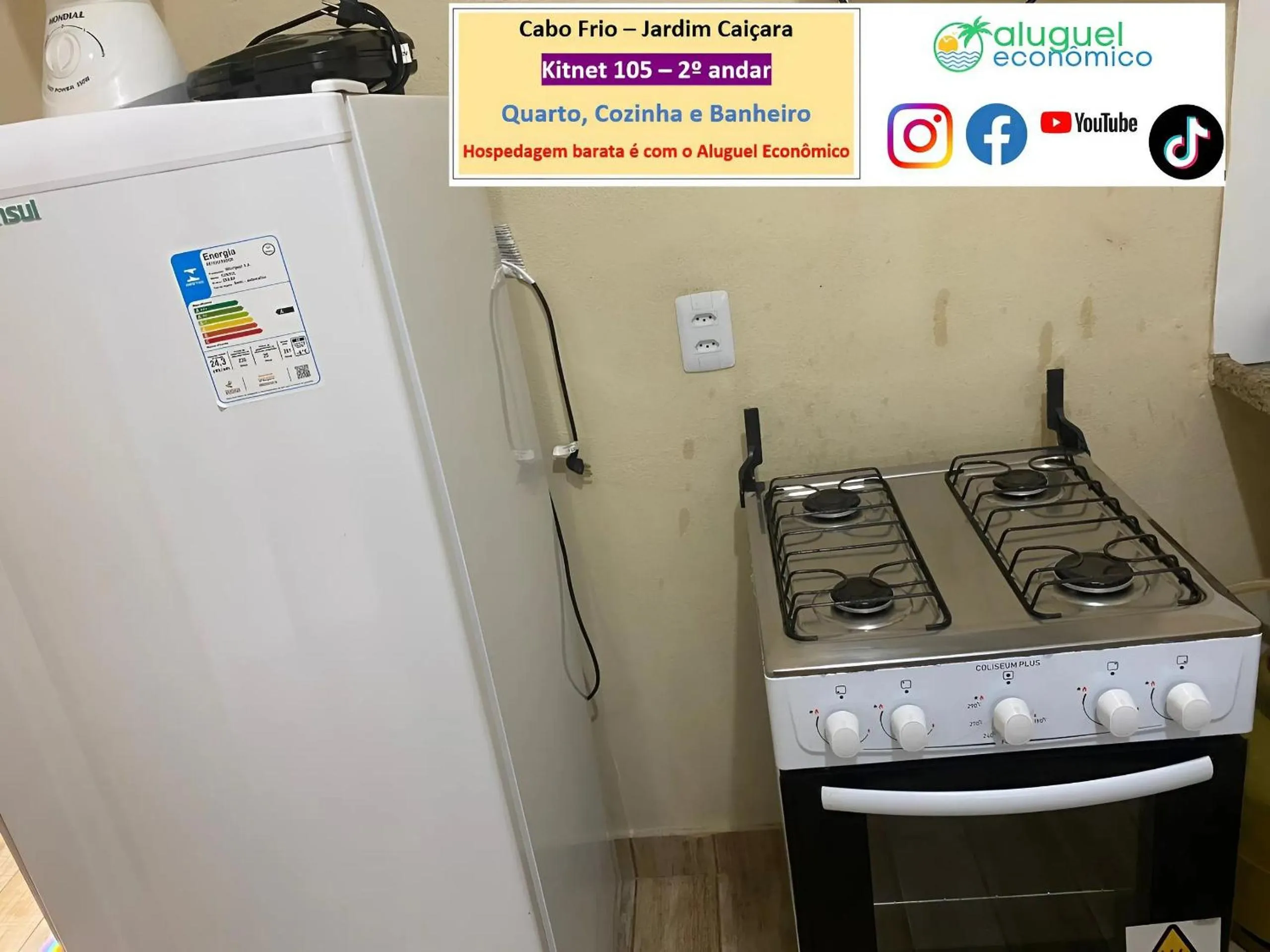 Kitchen or kitchenette in Cabo Frio - Jardim Caiçara - Aluguel Econômico