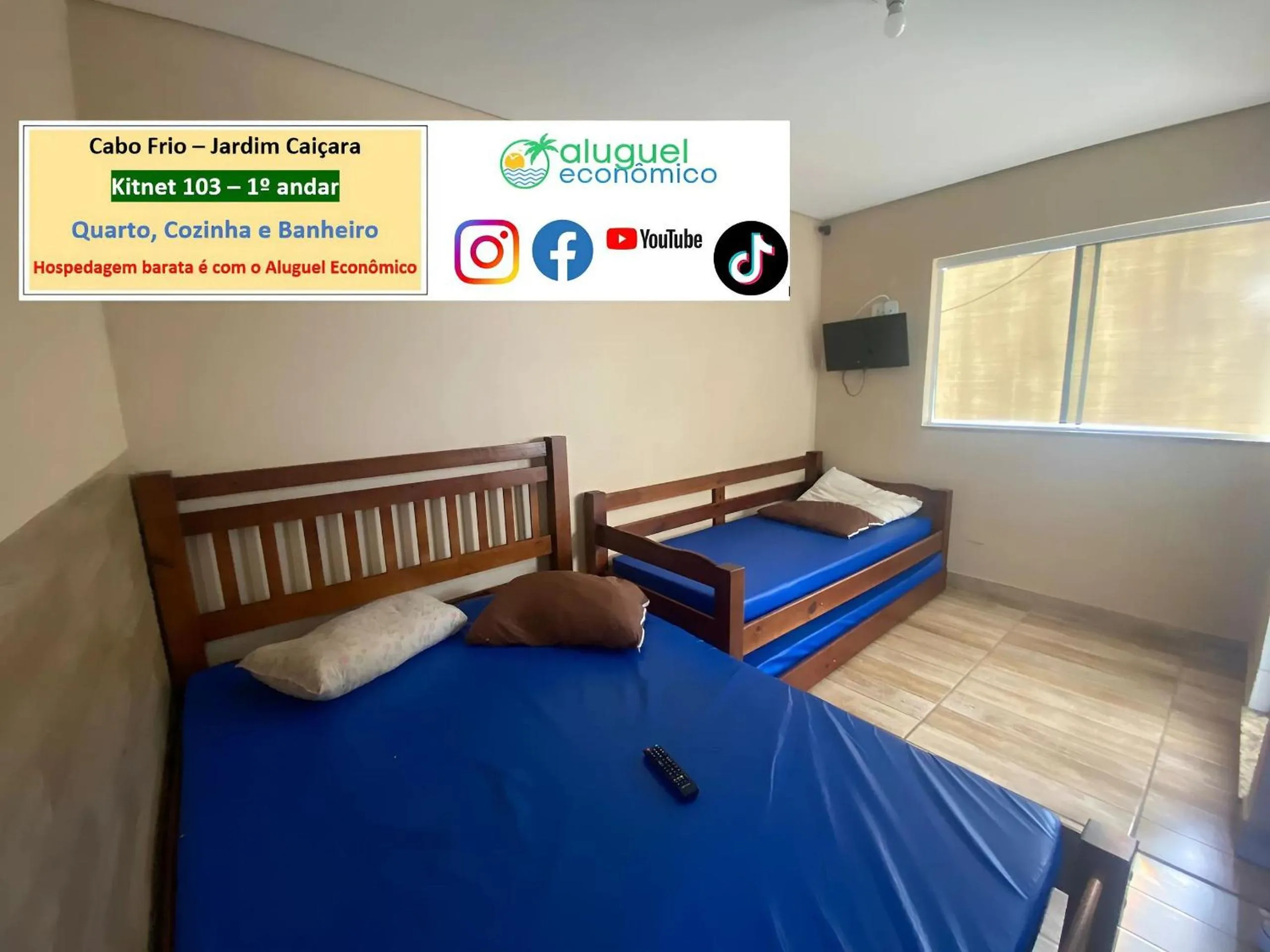 Bedroom, Bed in Cabo Frio - Jardim Caiçara - Aluguel Econômico