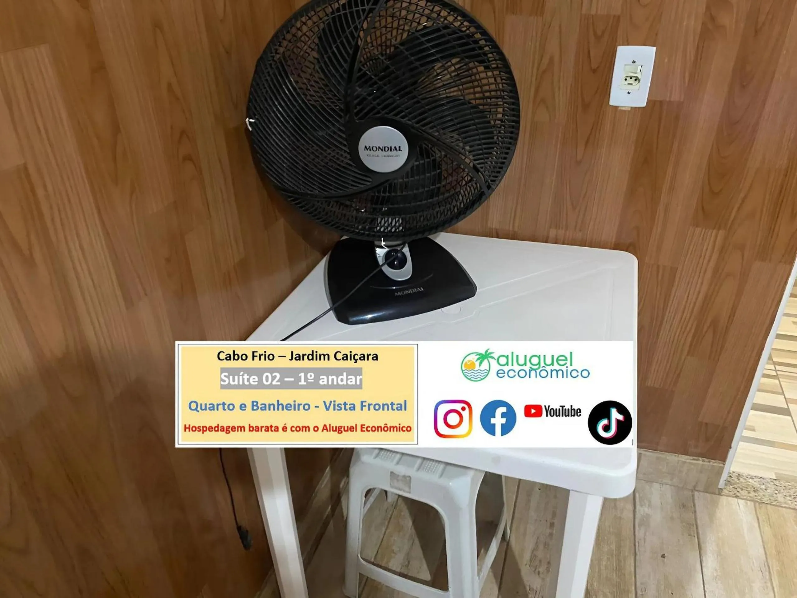 Bedroom in Cabo Frio - Jardim Caiçara - Aluguel Econômico