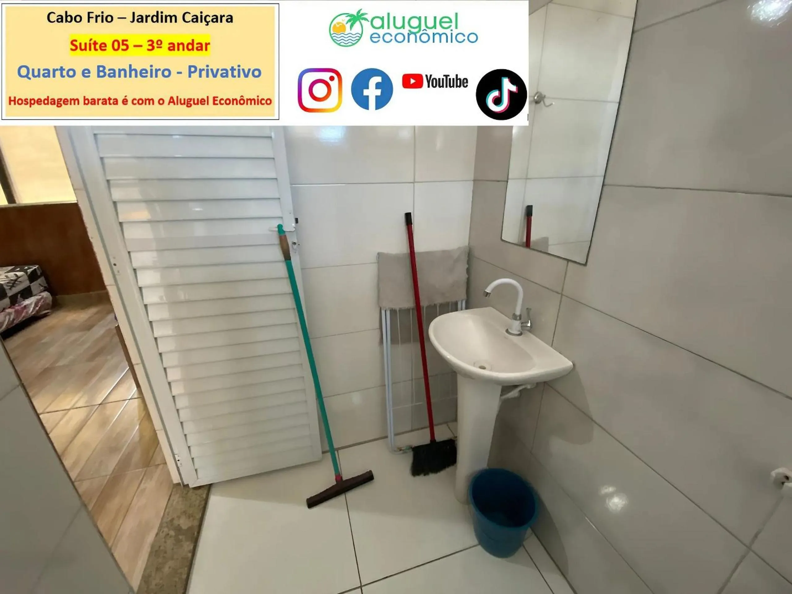 Toilet in Cabo Frio - Jardim Caiçara - Aluguel Econômico