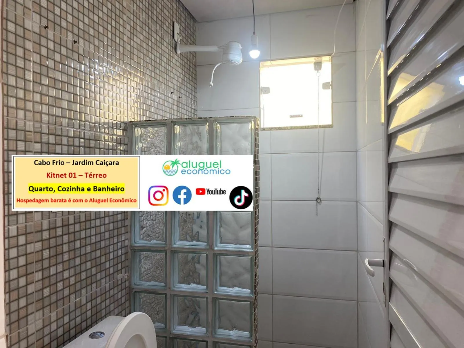 Bathroom in Cabo Frio - Jardim Caiçara - Aluguel Econômico