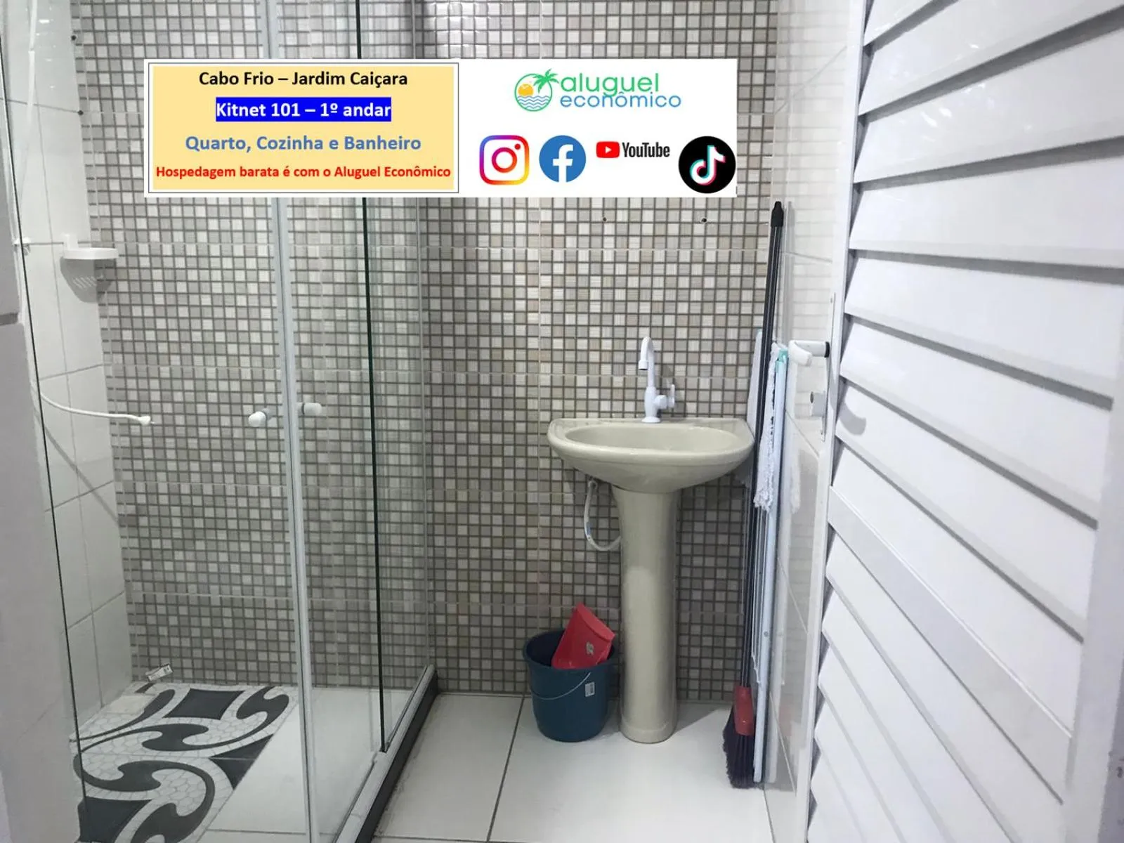 Bathroom in Cabo Frio - Jardim Caiçara - Aluguel Econômico