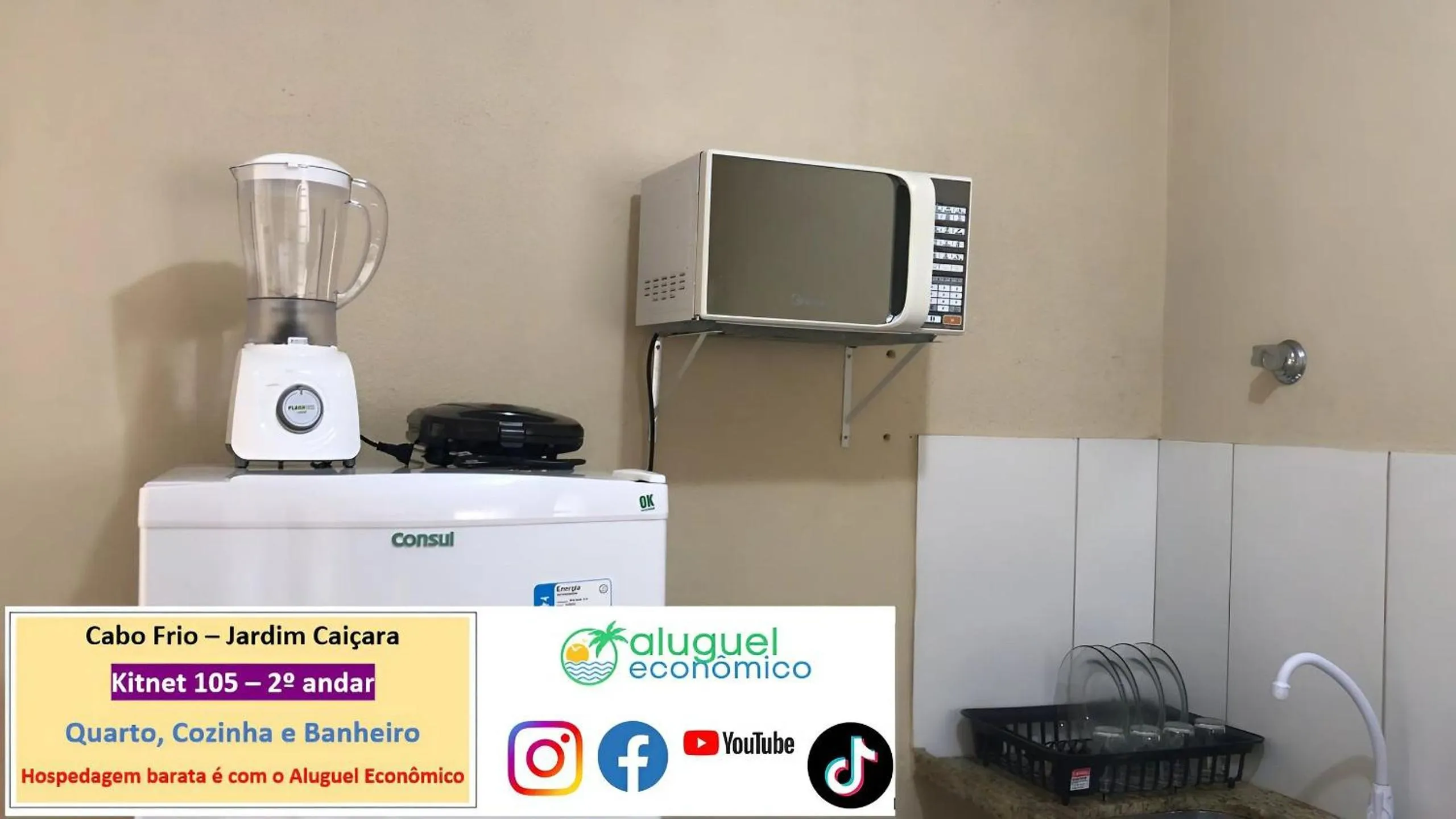 Kitchen or kitchenette in Cabo Frio - Jardim Caiçara - Aluguel Econômico