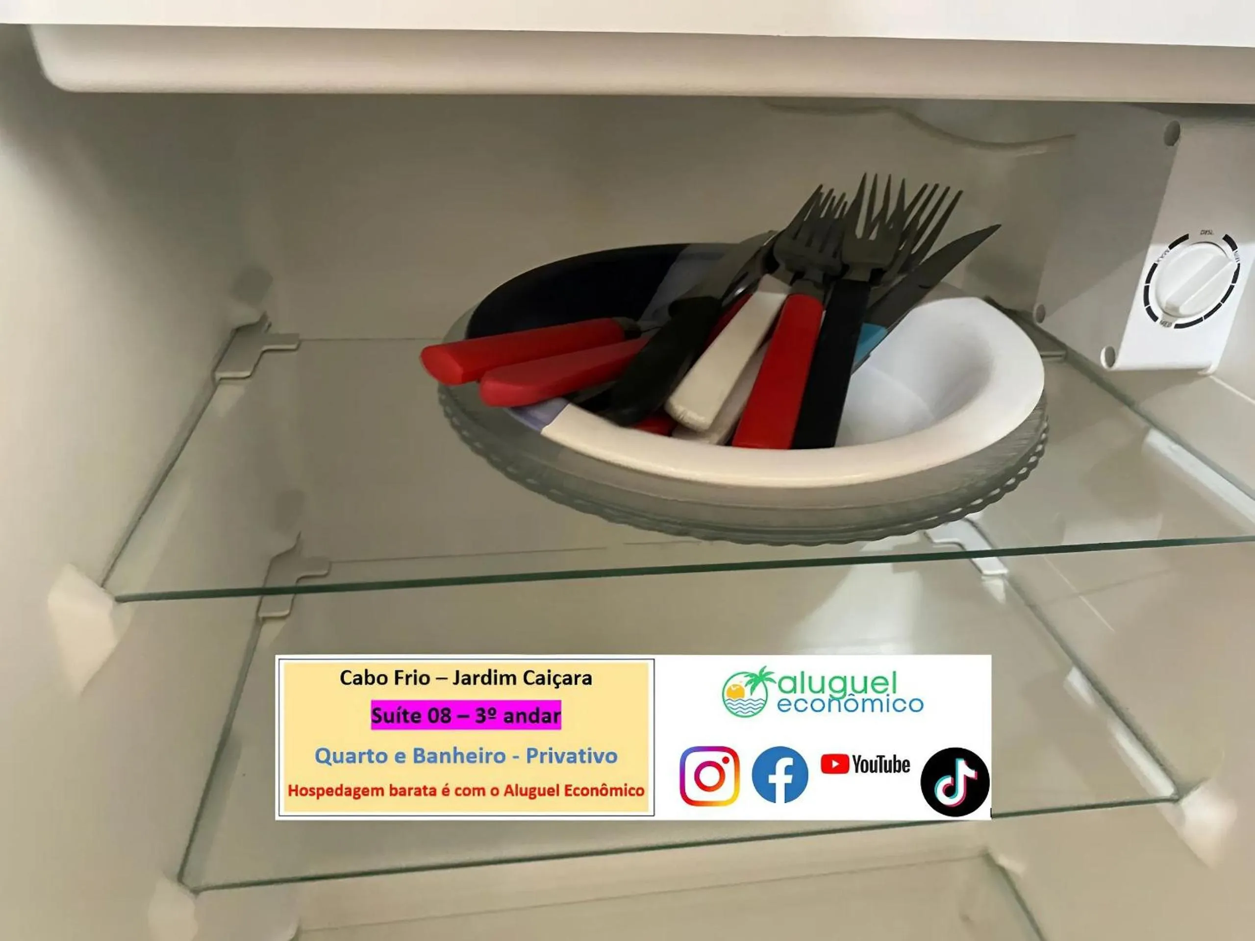 Bedroom in Cabo Frio - Jardim Caiçara - Aluguel Econômico