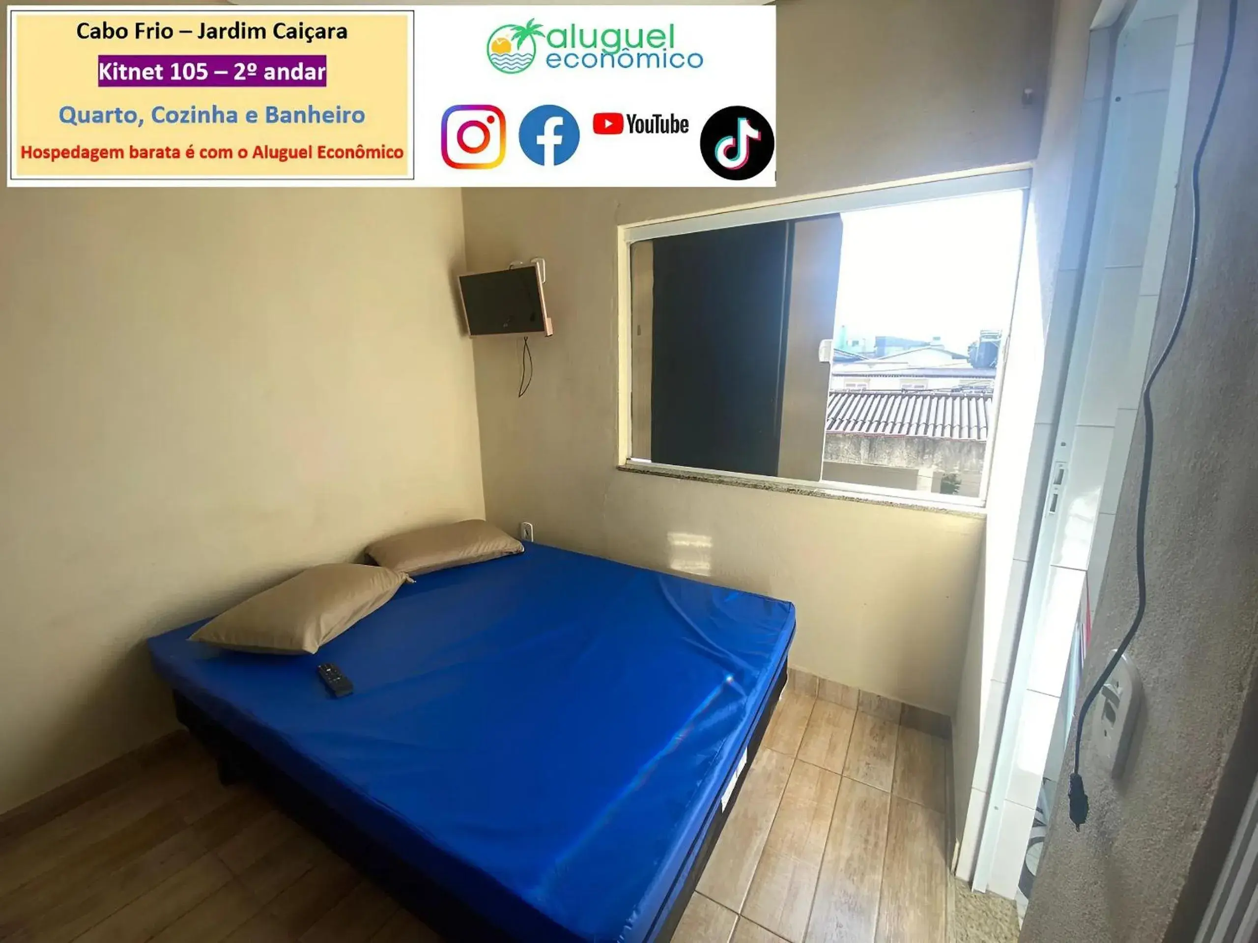 Studio in Cabo Frio - Jardim Caiçara - Aluguel Econômico Studio in Cabo Frio - Jardim Caiçara - Aluguel Econômico