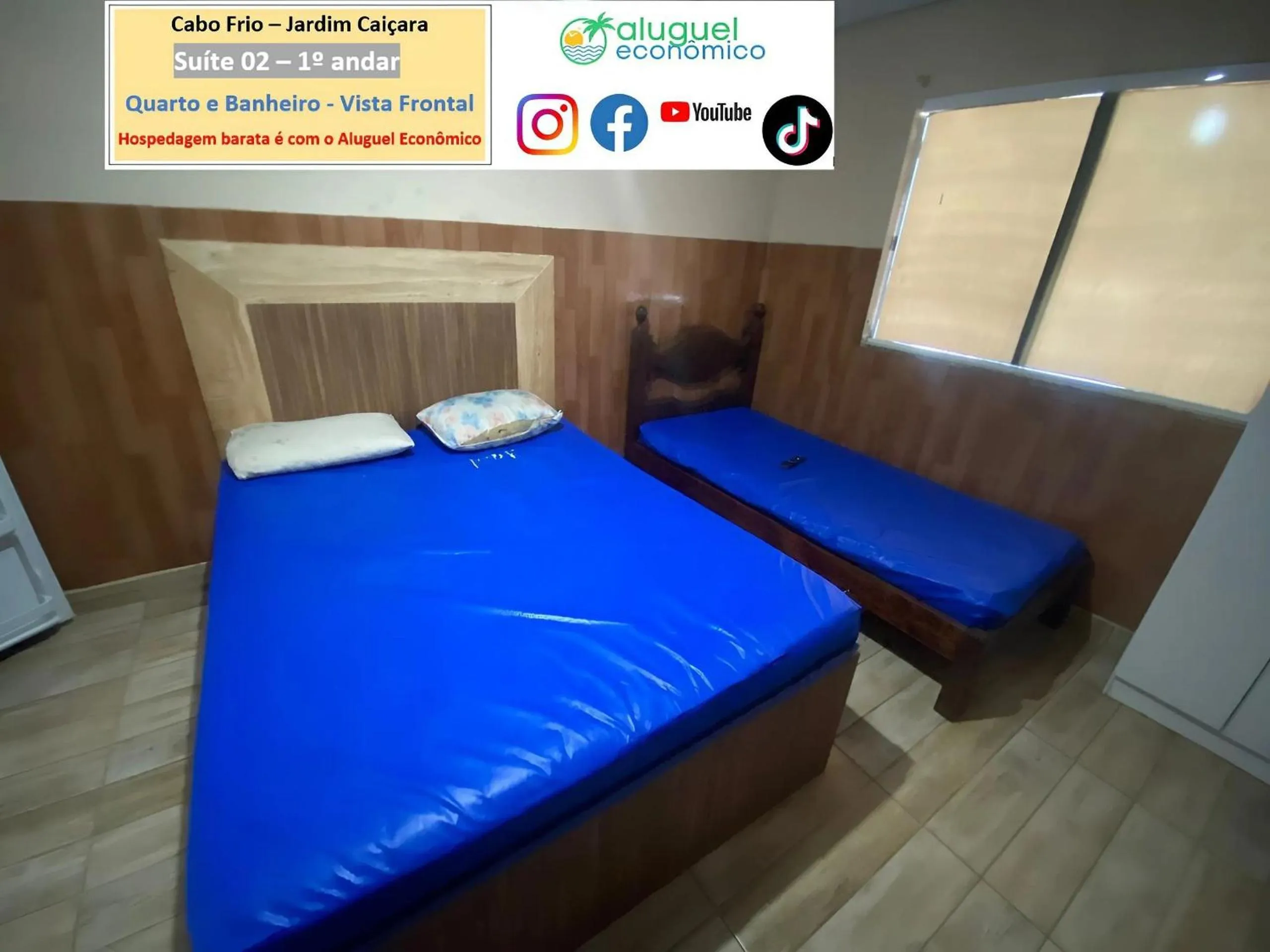 Bedroom, Bed in Cabo Frio - Jardim Caiçara - Aluguel Econômico