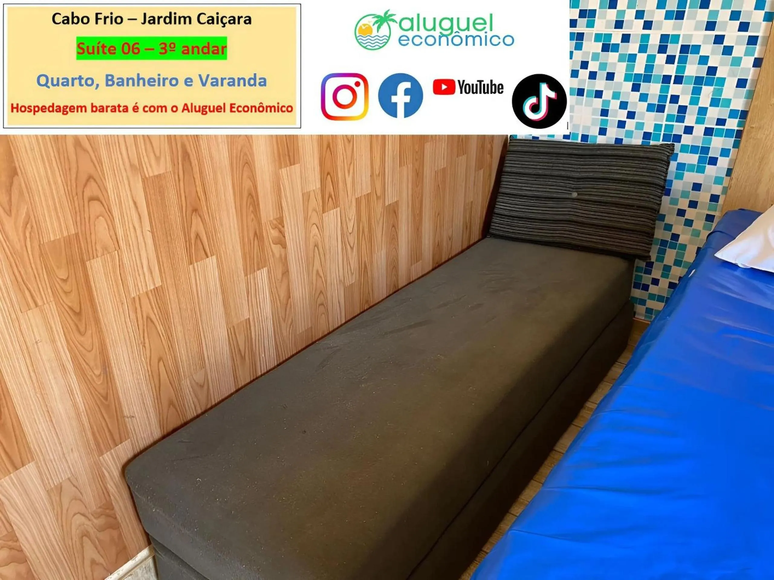 Bedroom, Bed in Cabo Frio - Jardim Caiçara - Aluguel Econômico