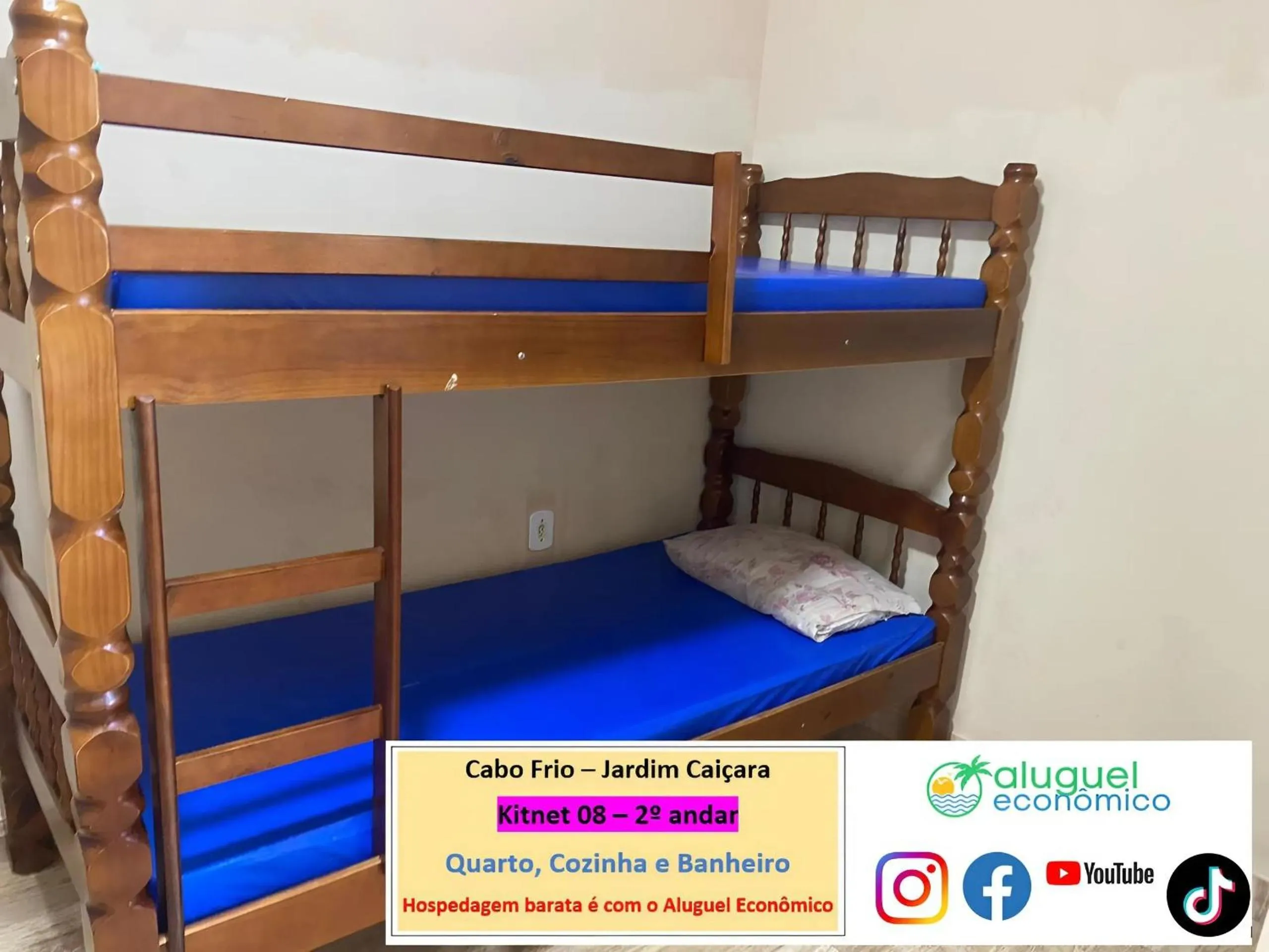 Bedroom, Bed in Cabo Frio - Jardim Caiçara - Aluguel Econômico