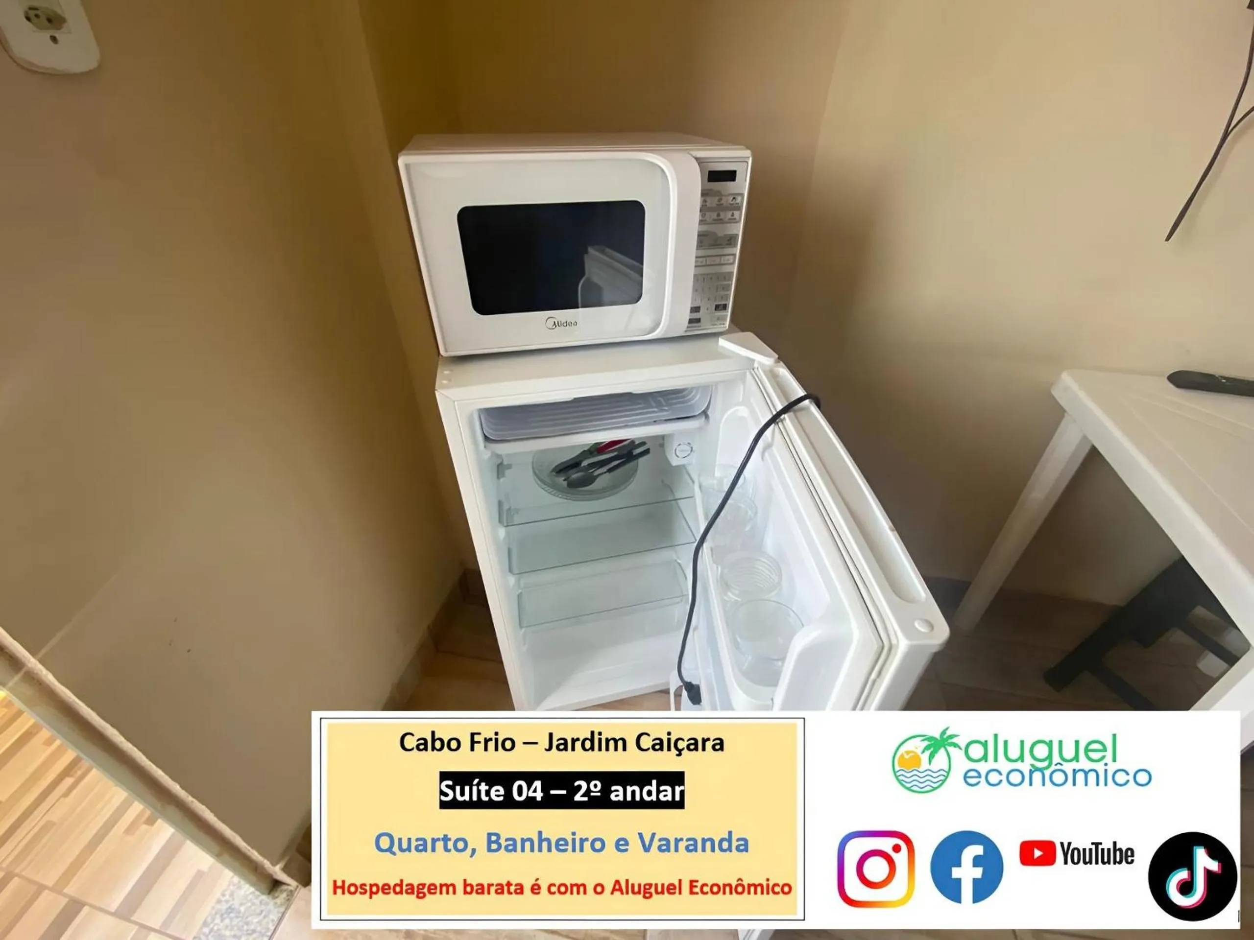 Bedroom in Cabo Frio - Jardim Caiçara - Aluguel Econômico