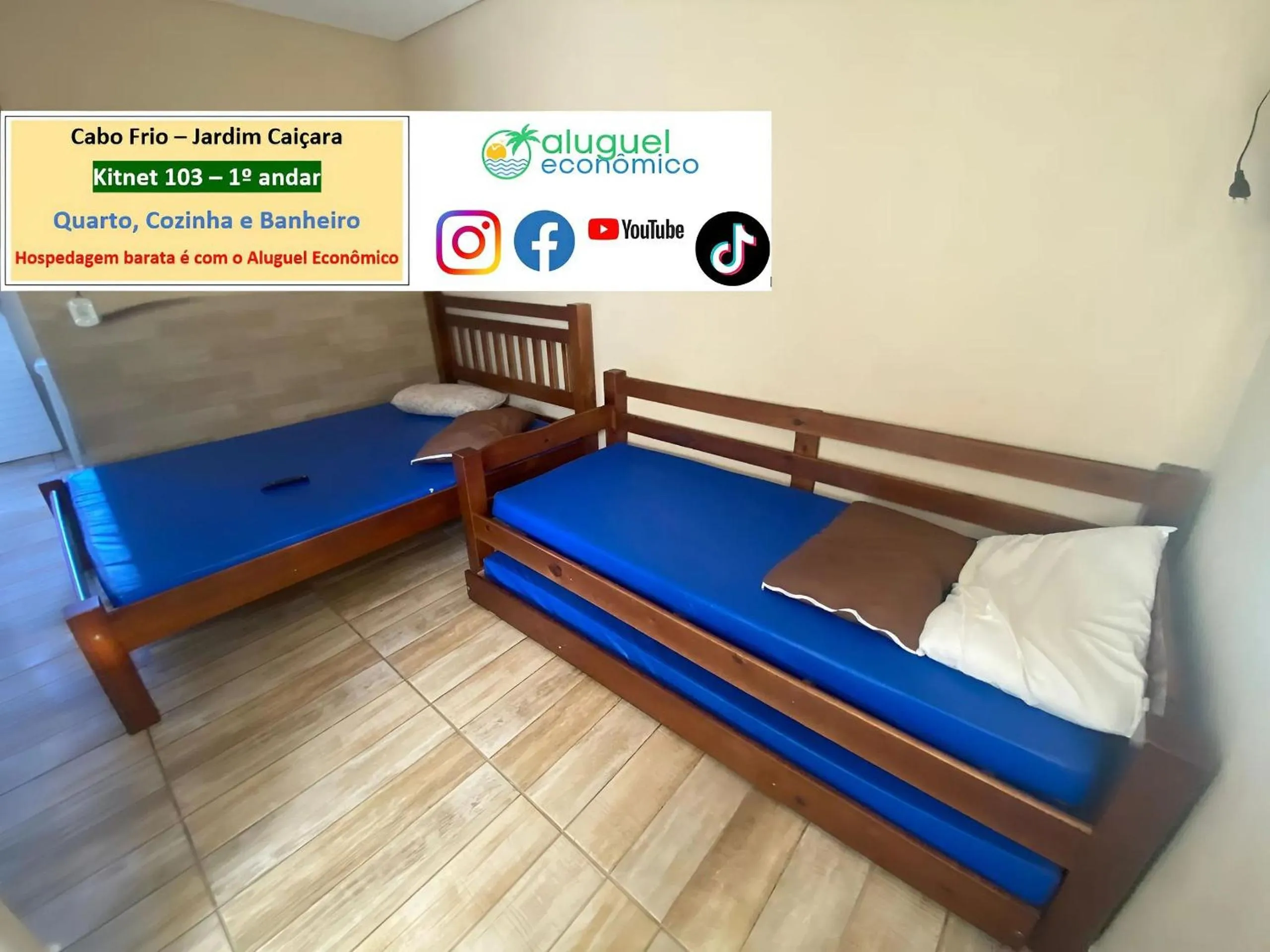 Bedroom, Bed in Cabo Frio - Jardim Caiçara - Aluguel Econômico