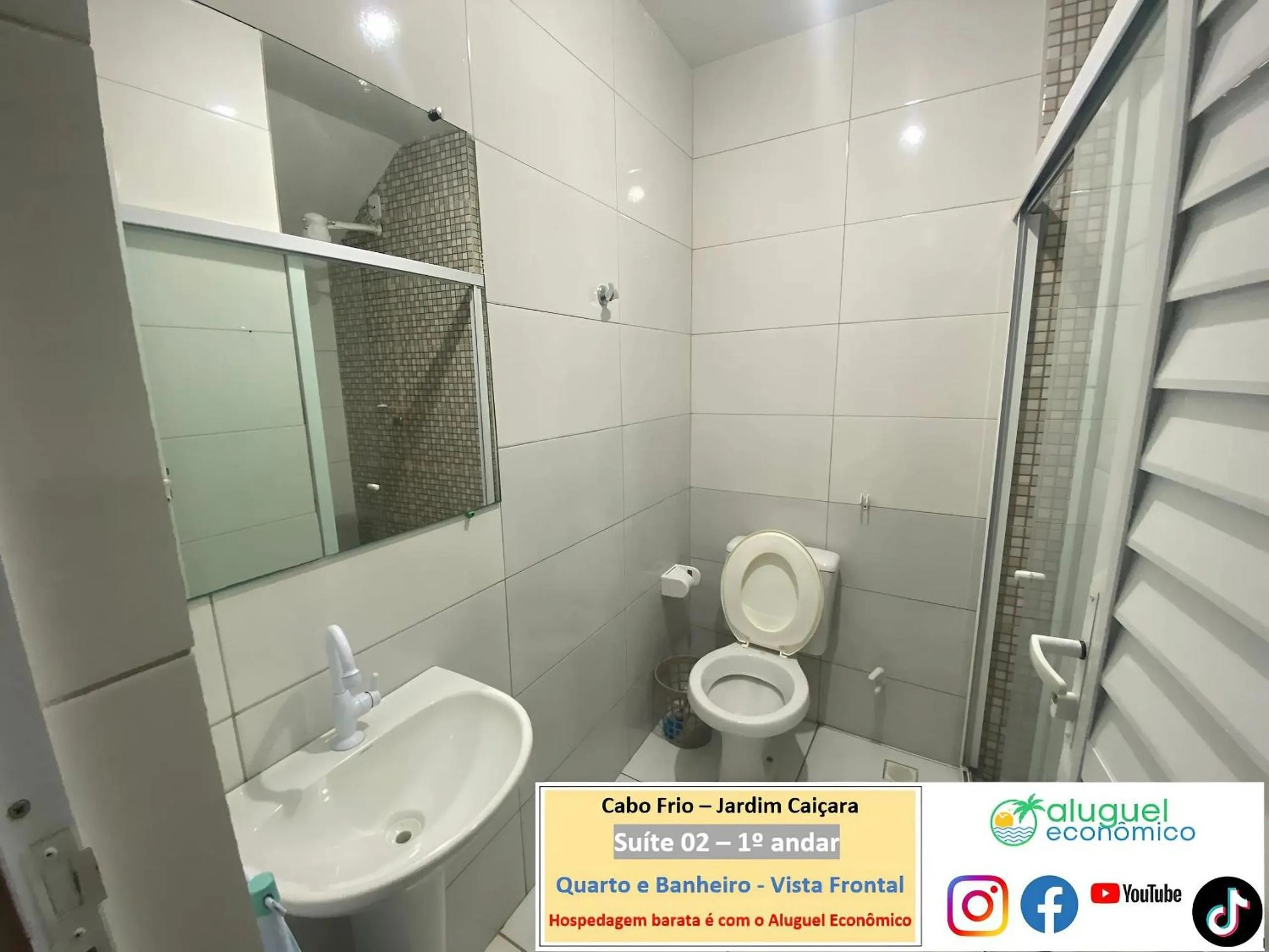 Toilet in Cabo Frio - Jardim Caiçara - Aluguel Econômico