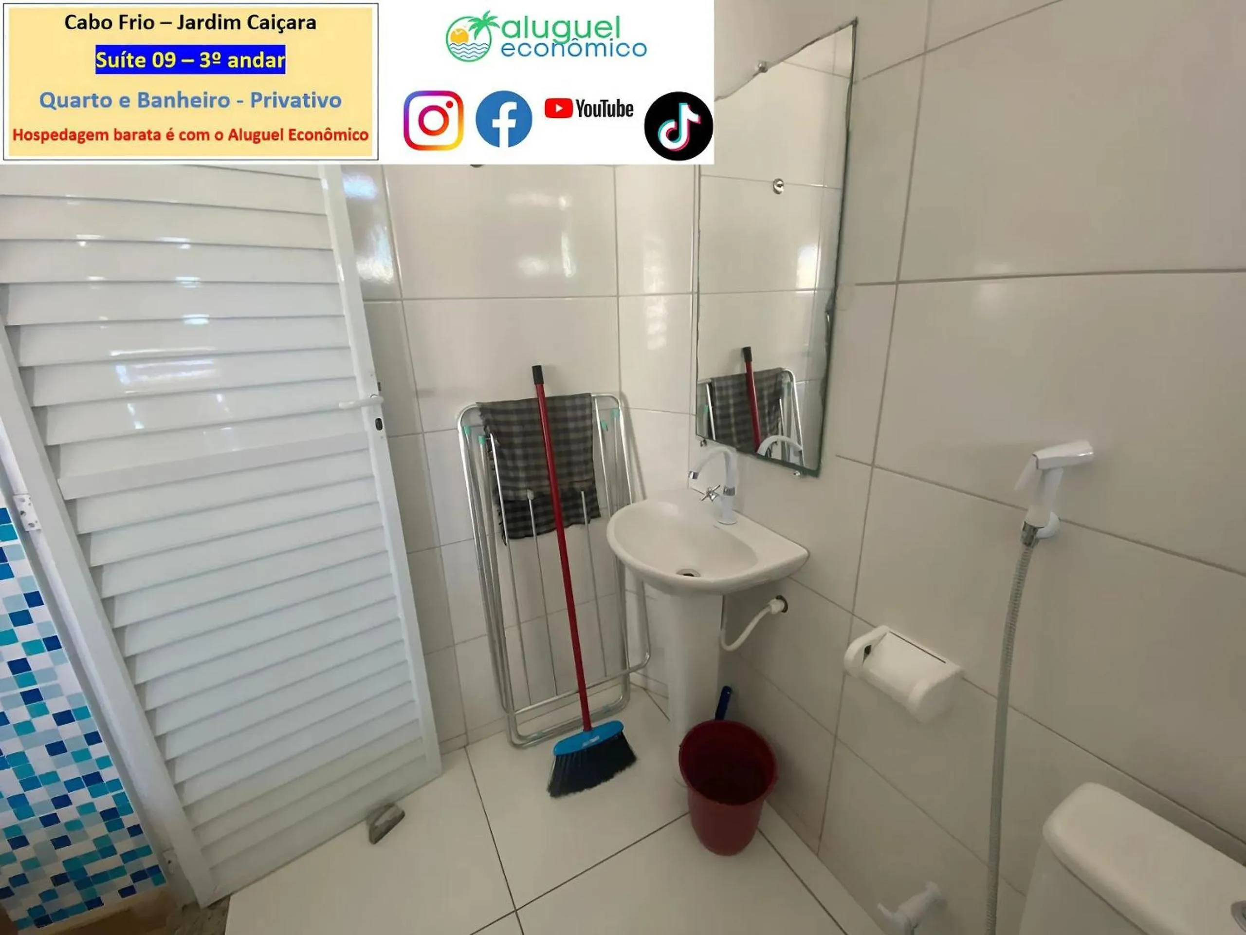 Toilet in Cabo Frio - Jardim Caiçara - Aluguel Econômico