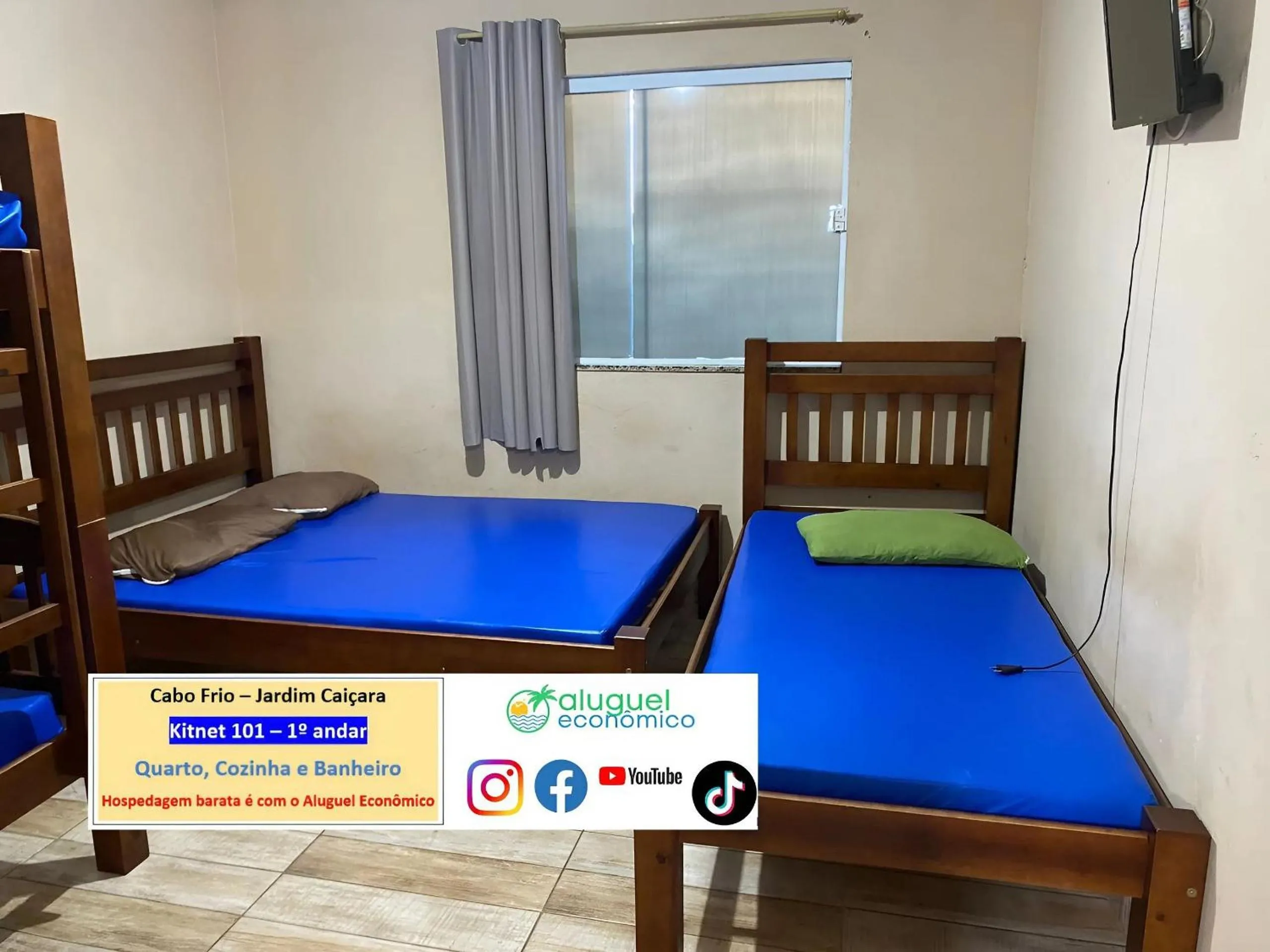 Bedroom, Bed in Cabo Frio - Jardim Caiçara - Aluguel Econômico