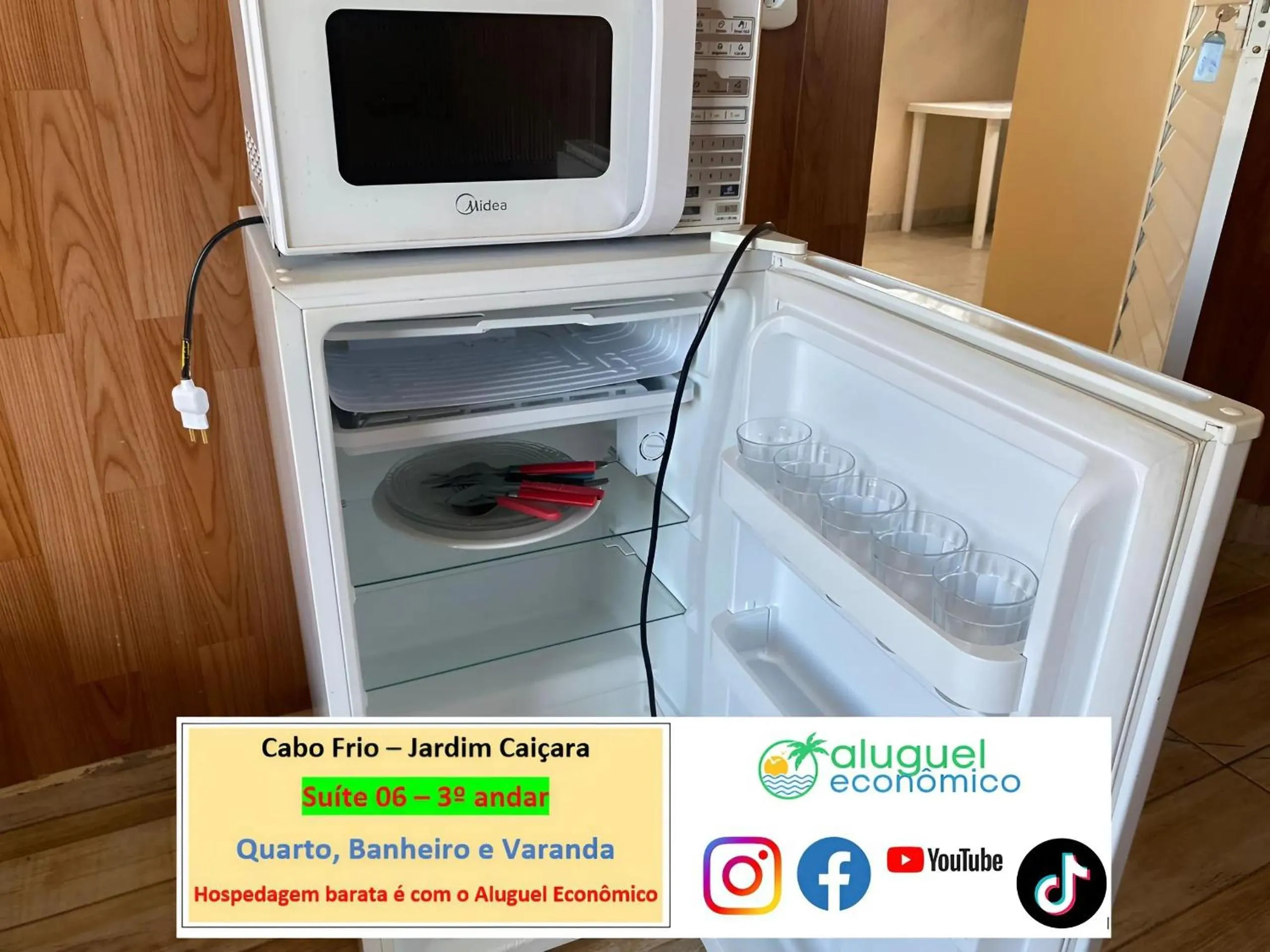 Bedroom in Cabo Frio - Jardim Caiçara - Aluguel Econômico