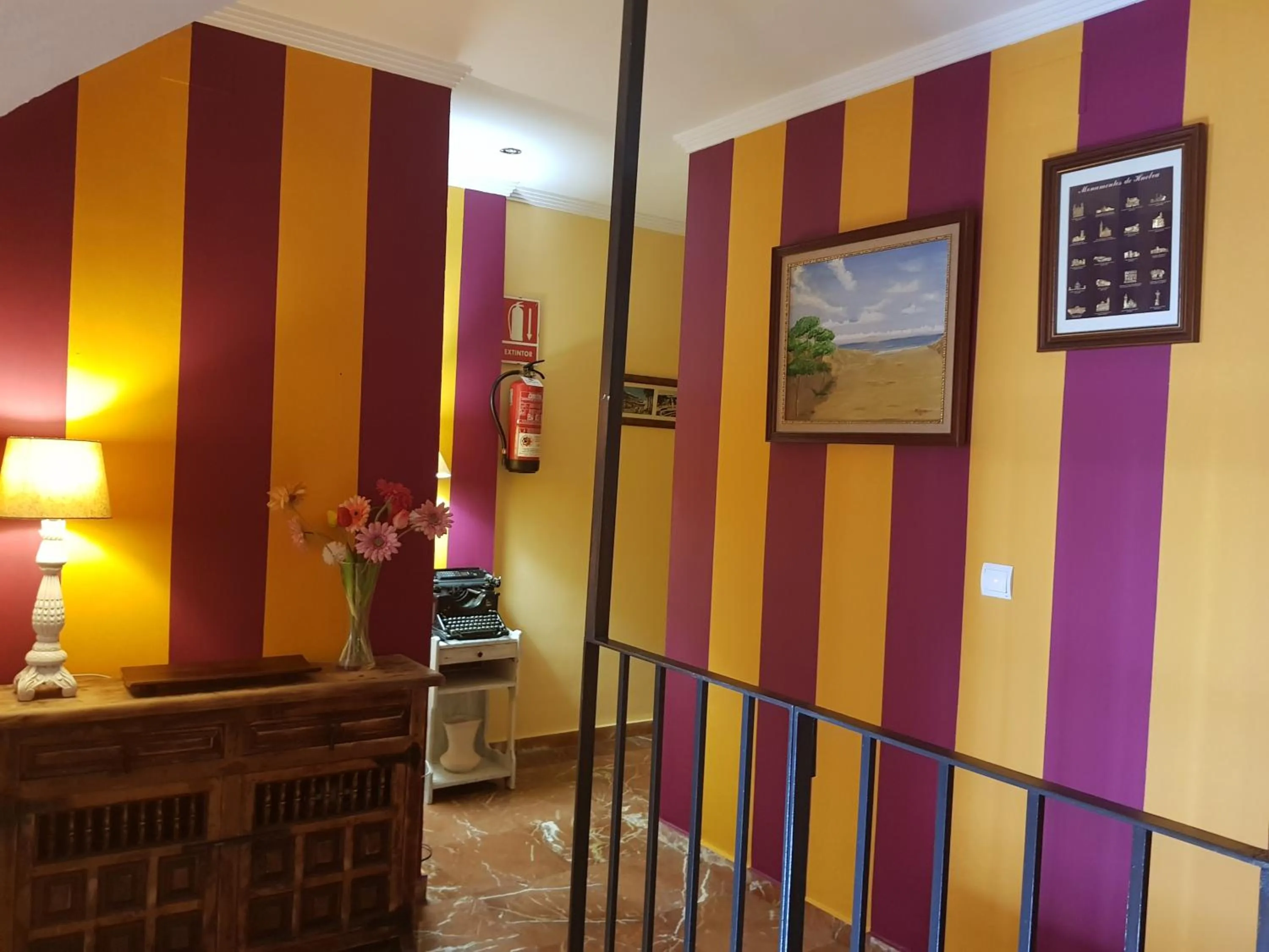 Lobby or reception in Pension La Vega