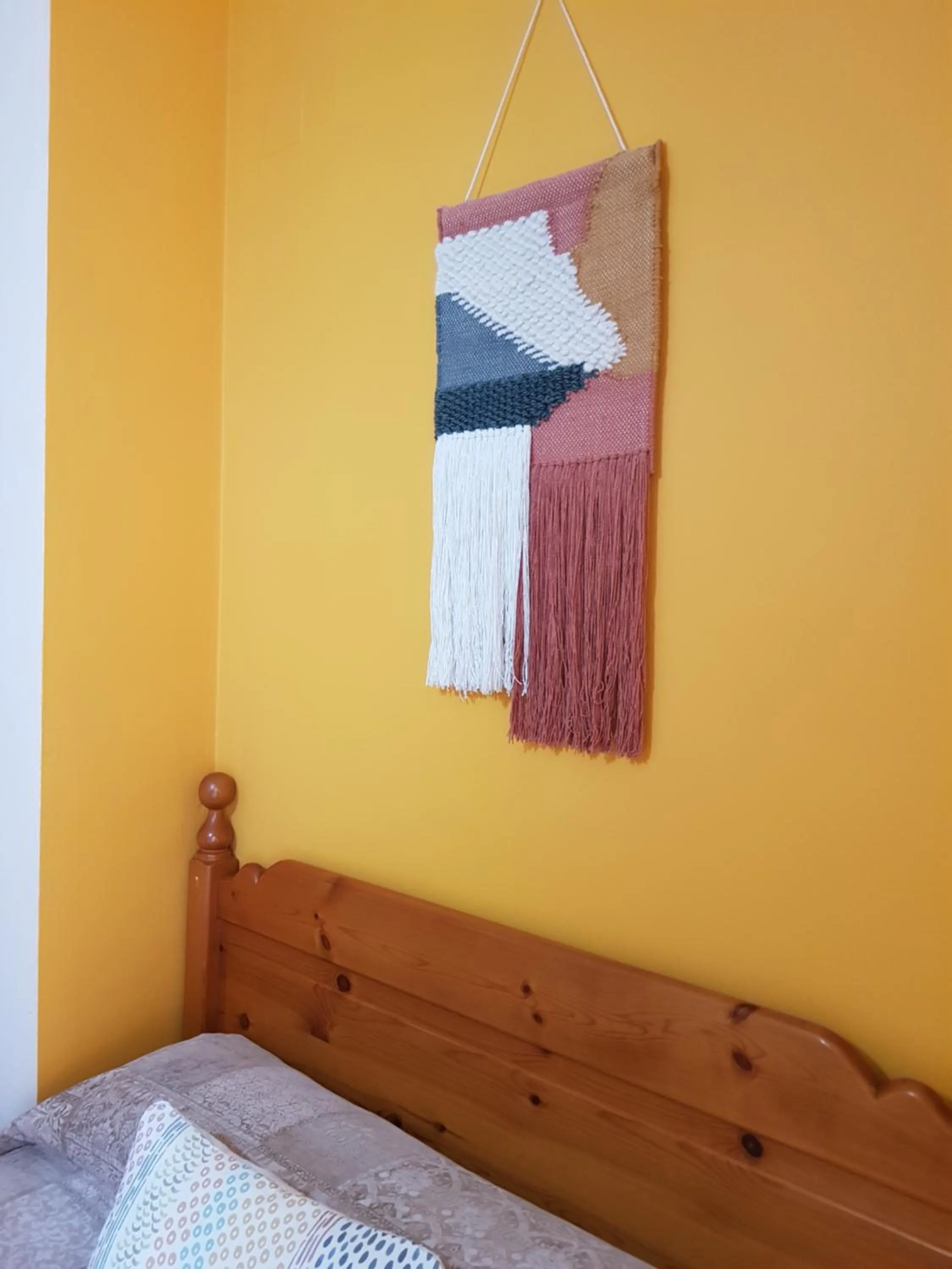 Bathroom, Bed in Pension La Vega