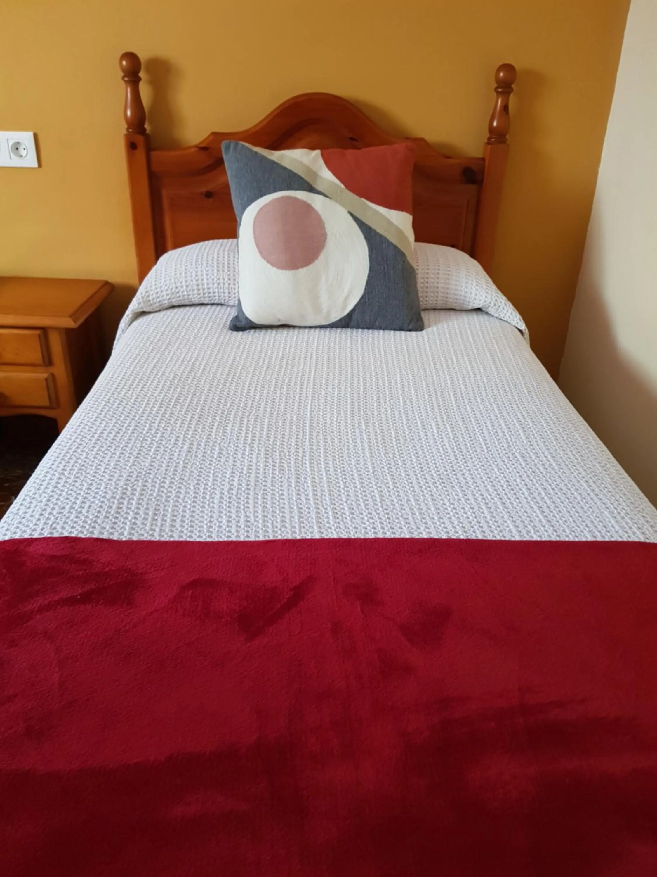 Bed in Pension La Vega