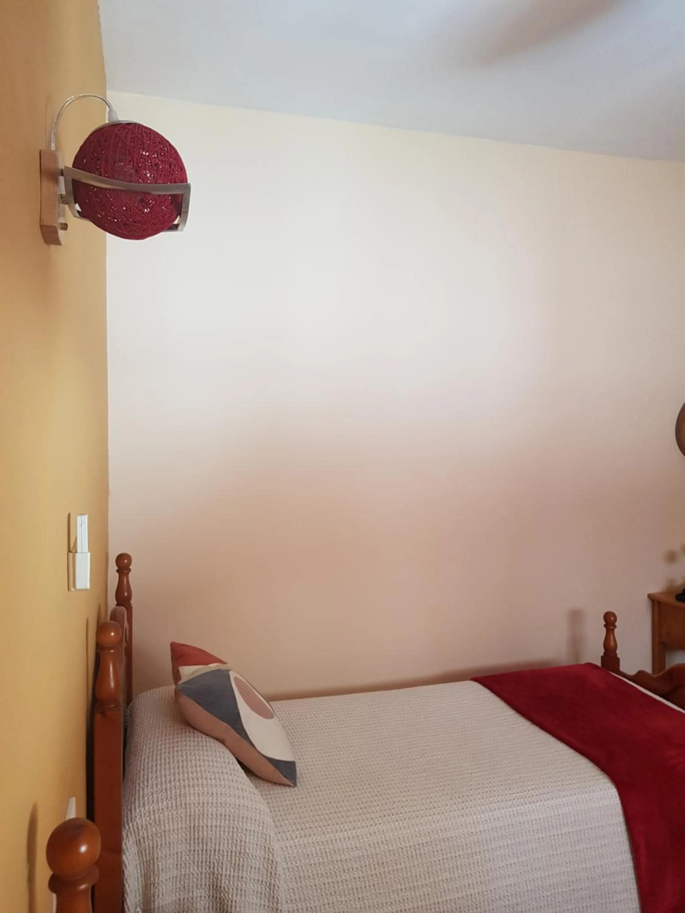 Bathroom, Bed in Pension La Vega