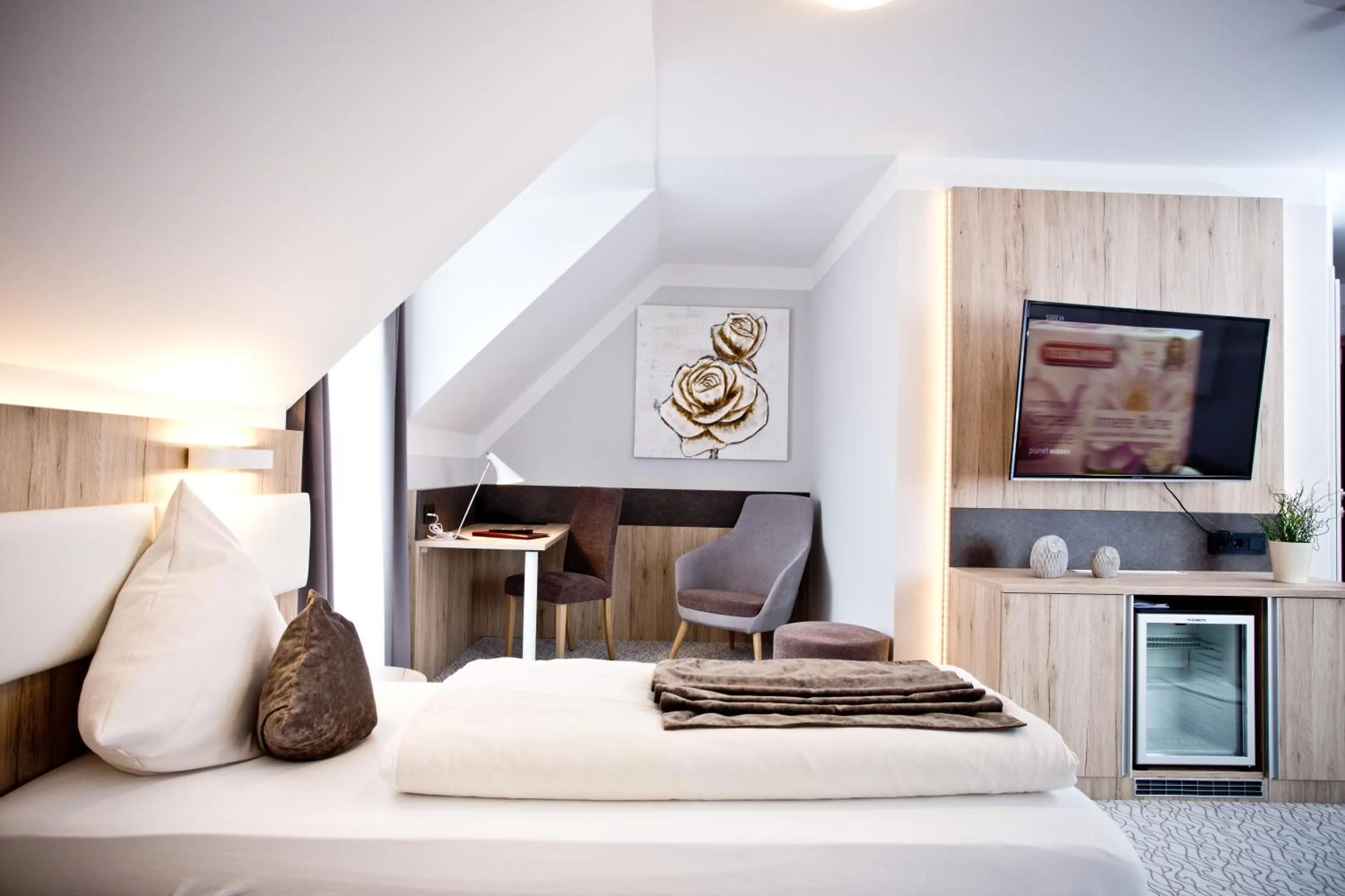 Photo of the whole room, Bed in Amtsstüble Hotel & Restaurant