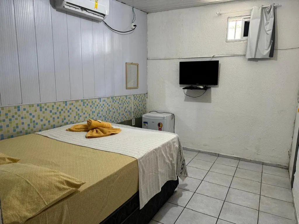 Bed in Casa Aeroporto Pousada