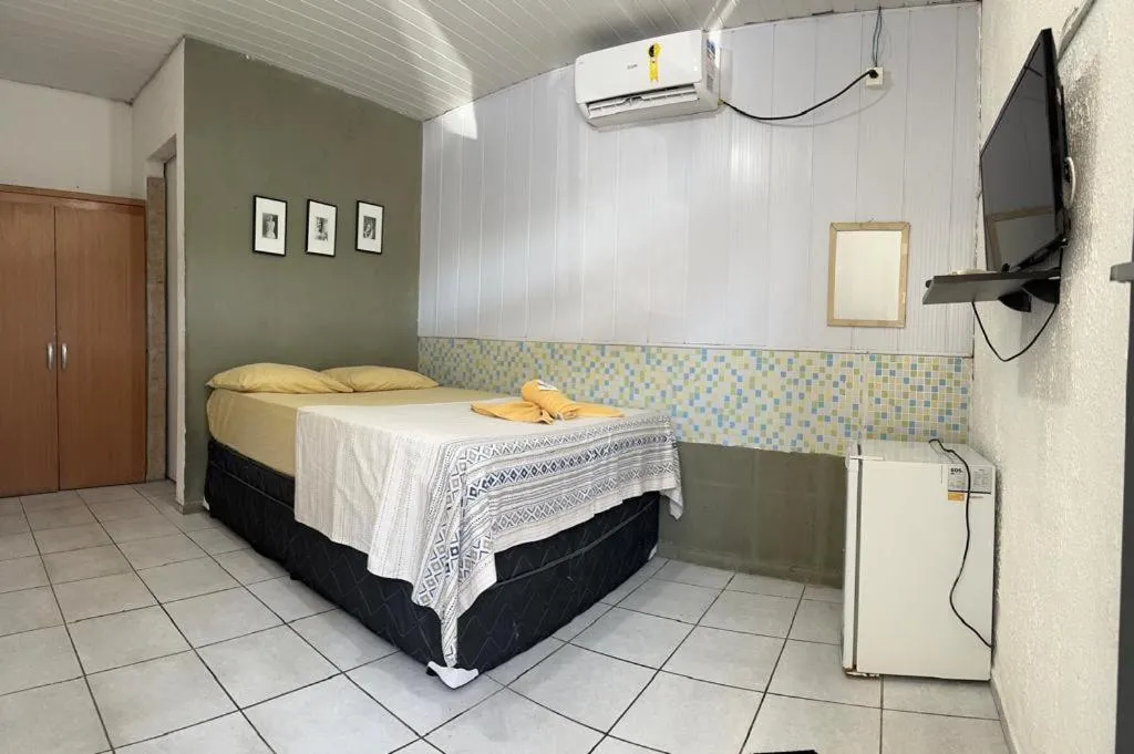 Bed in Casa Aeroporto Pousada