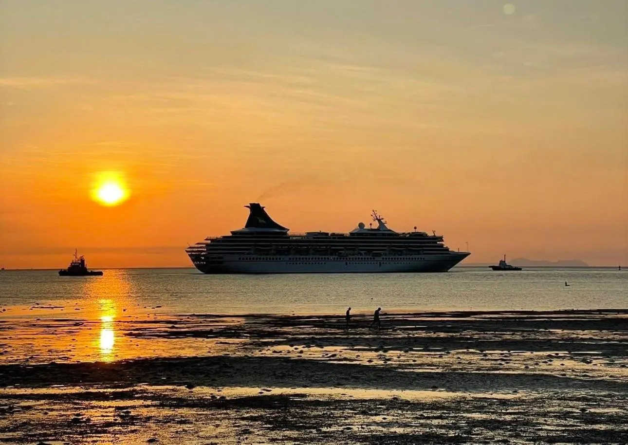 Sunrise in Charcoal Panwa Beach Phuket