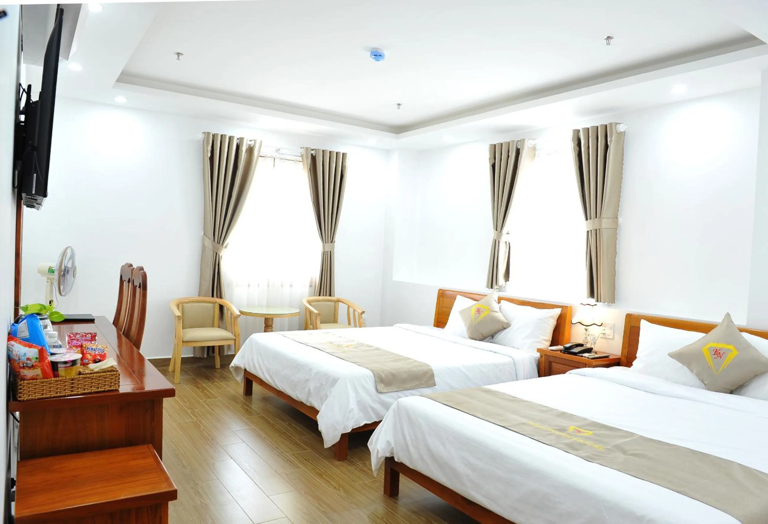 Bed in Khách sạn KIM NGÂN