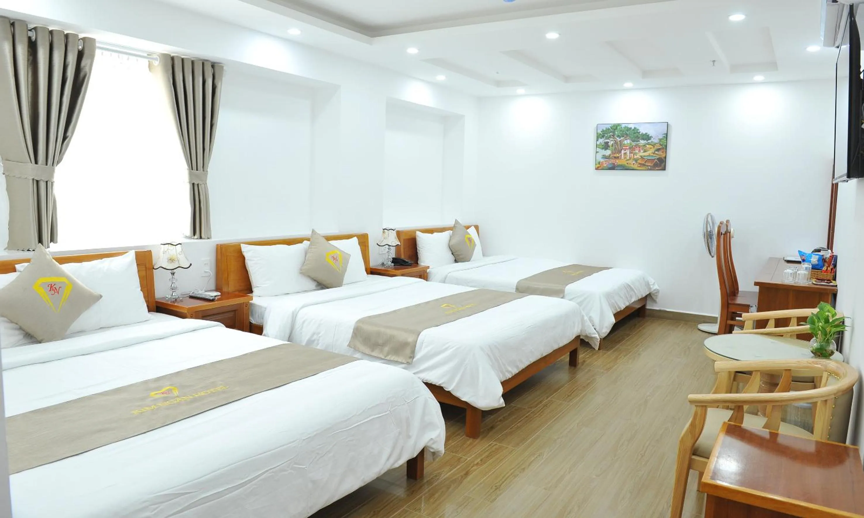 Bed in Khách sạn KIM NGÂN