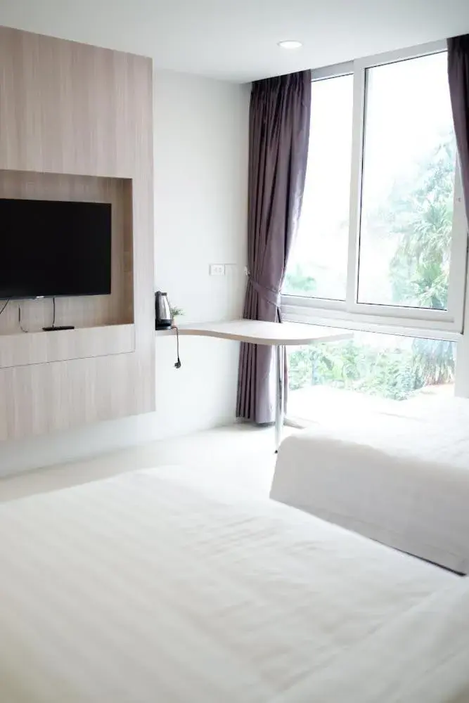 Bed in BEAR’S DEN HOTEL PATTAYA Bed in BEAR’S DEN HOTEL PATTAYA