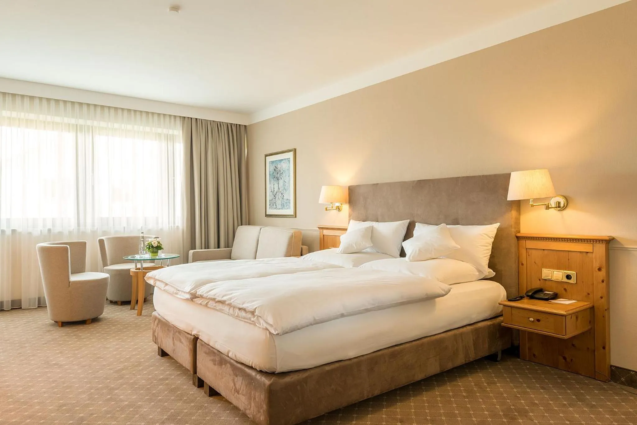 Photo of the whole room, Bed in Bauer Hotel und Restaurant