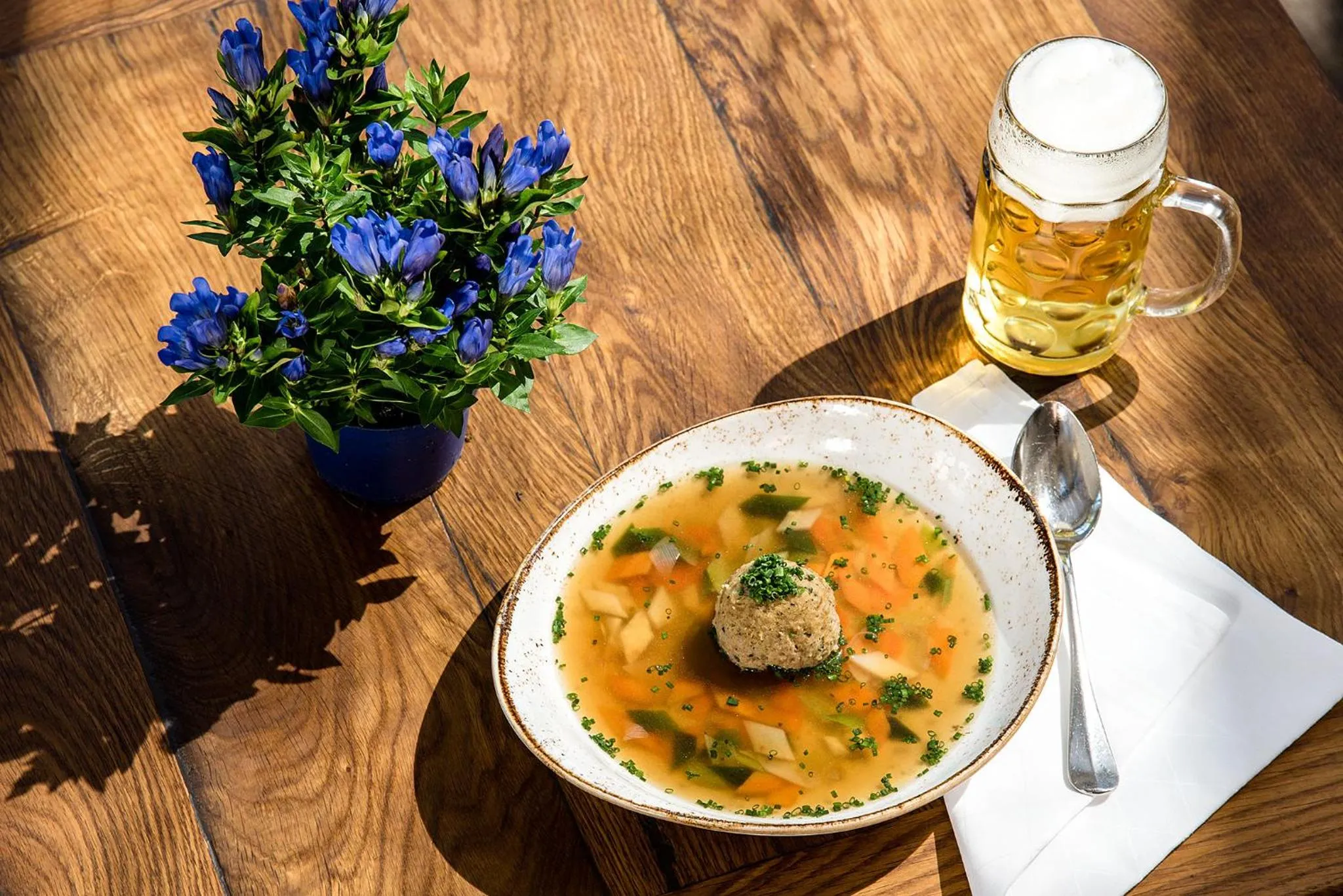 Food close-up in Bauer Hotel und Restaurant