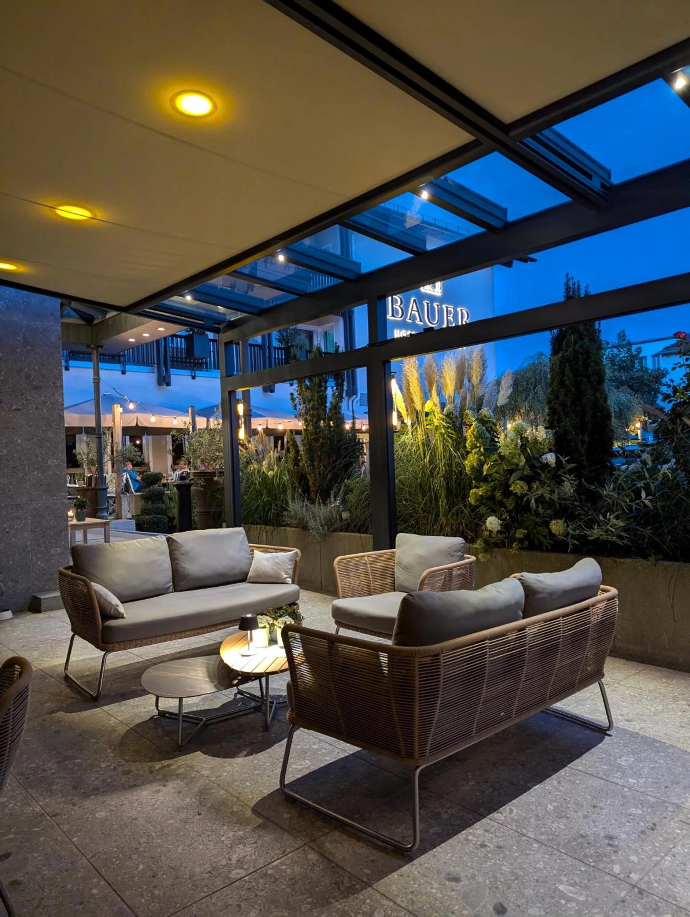 Balcony/Terrace in Bauer Hotel und Restaurant