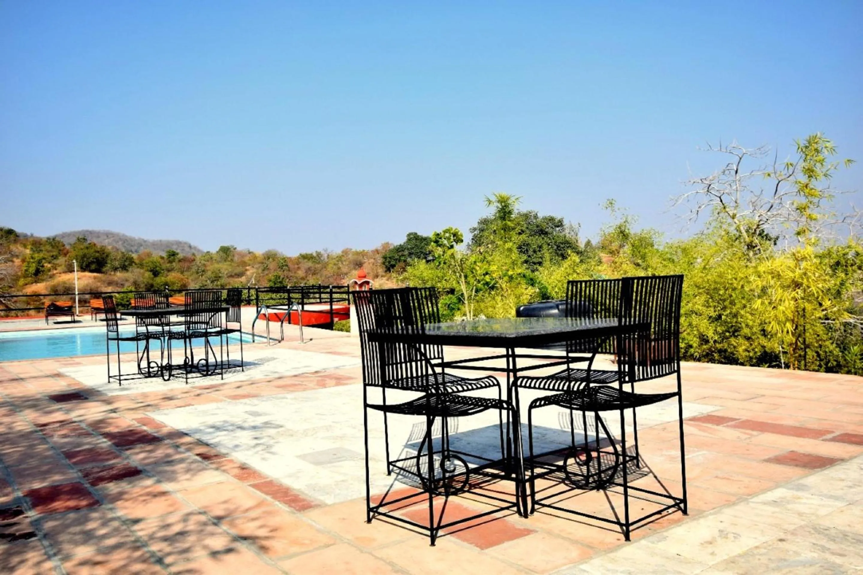 Seating area in The Sky Imperial Jungle Camp Resort