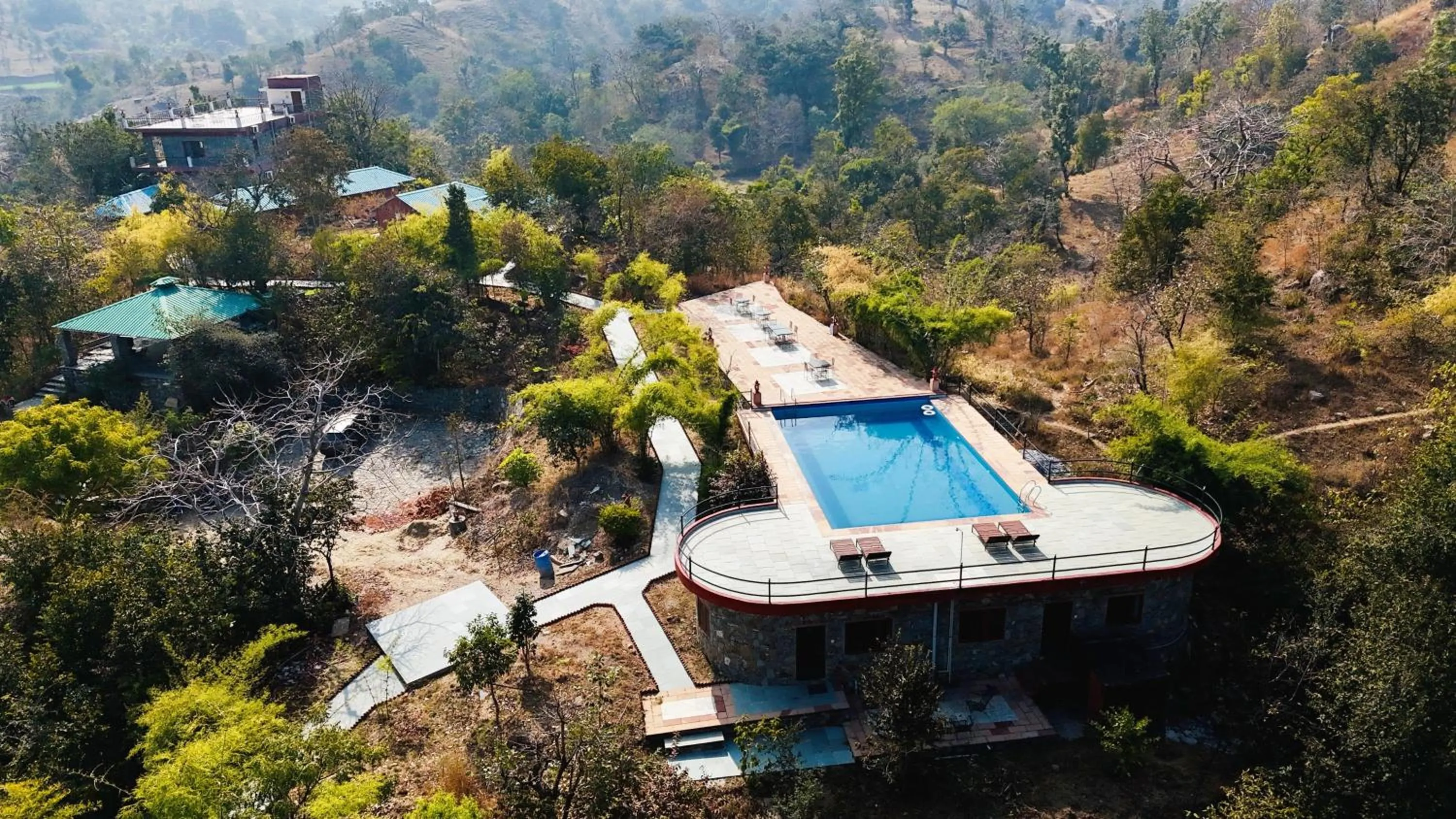 Swimming pool in The Sky Imperial Jungle Camp Resort