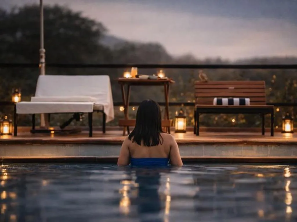 Swimming pool in The Sky Imperial Jungle Camp Resort