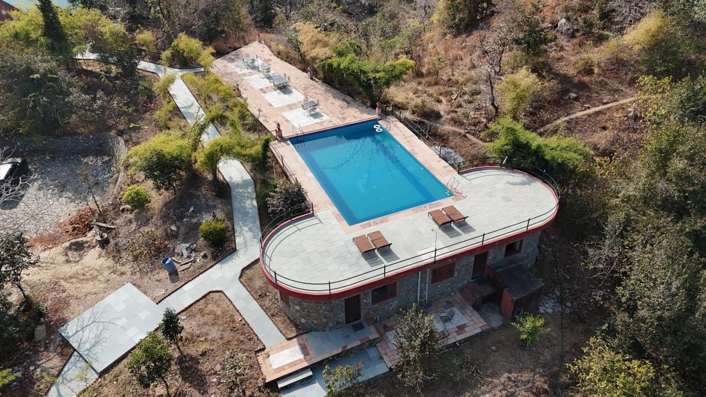 Swimming pool in The Sky Imperial Jungle Camp Resort