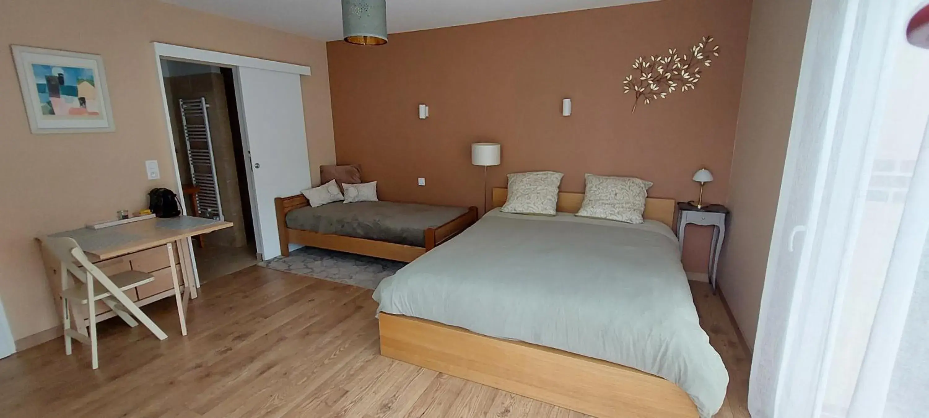 Triple Room with Garden View in Les Trois Provinces Triple Room with Garden View in Les Trois Provinces